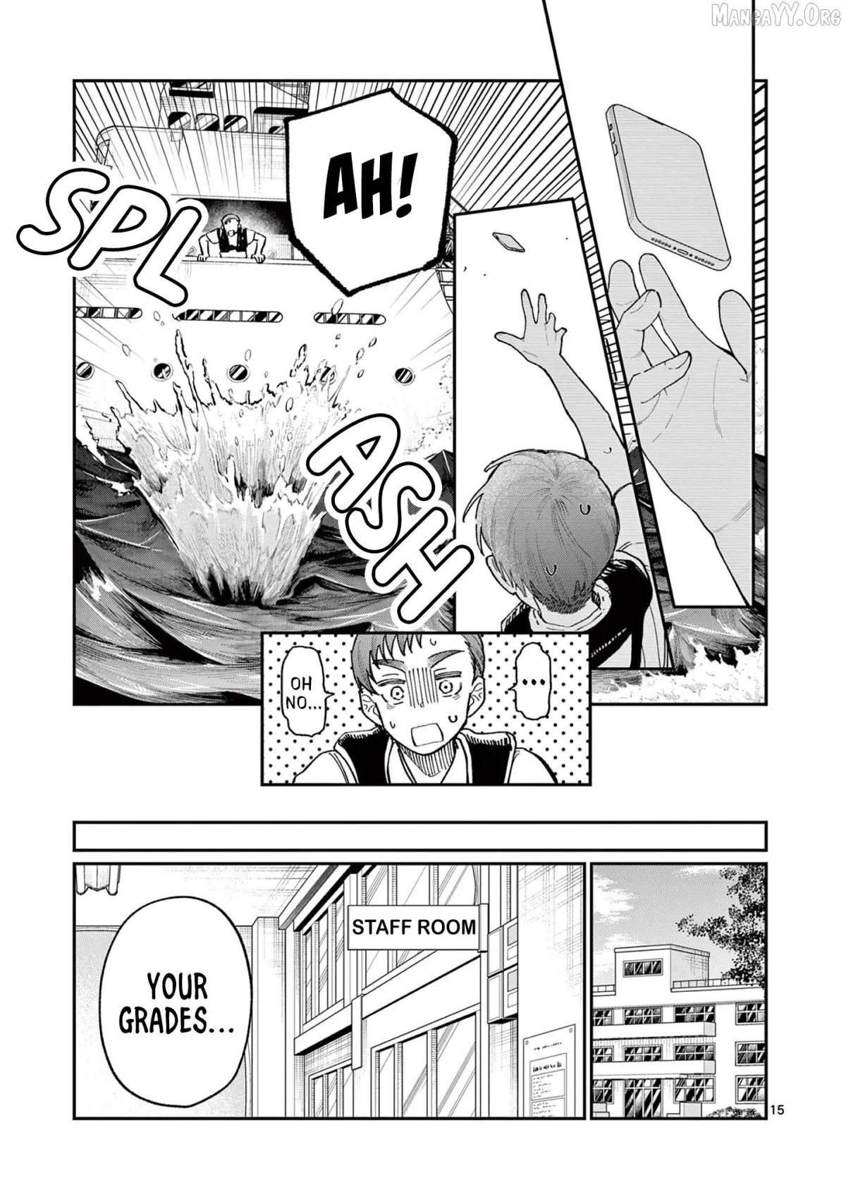 The Blue Love at the Wakaba Household Chapter 35 page 15 - 