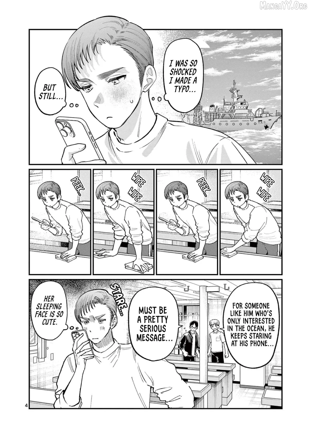 The Blue Love at the Wakaba Household Chapter 35 page 4 - 