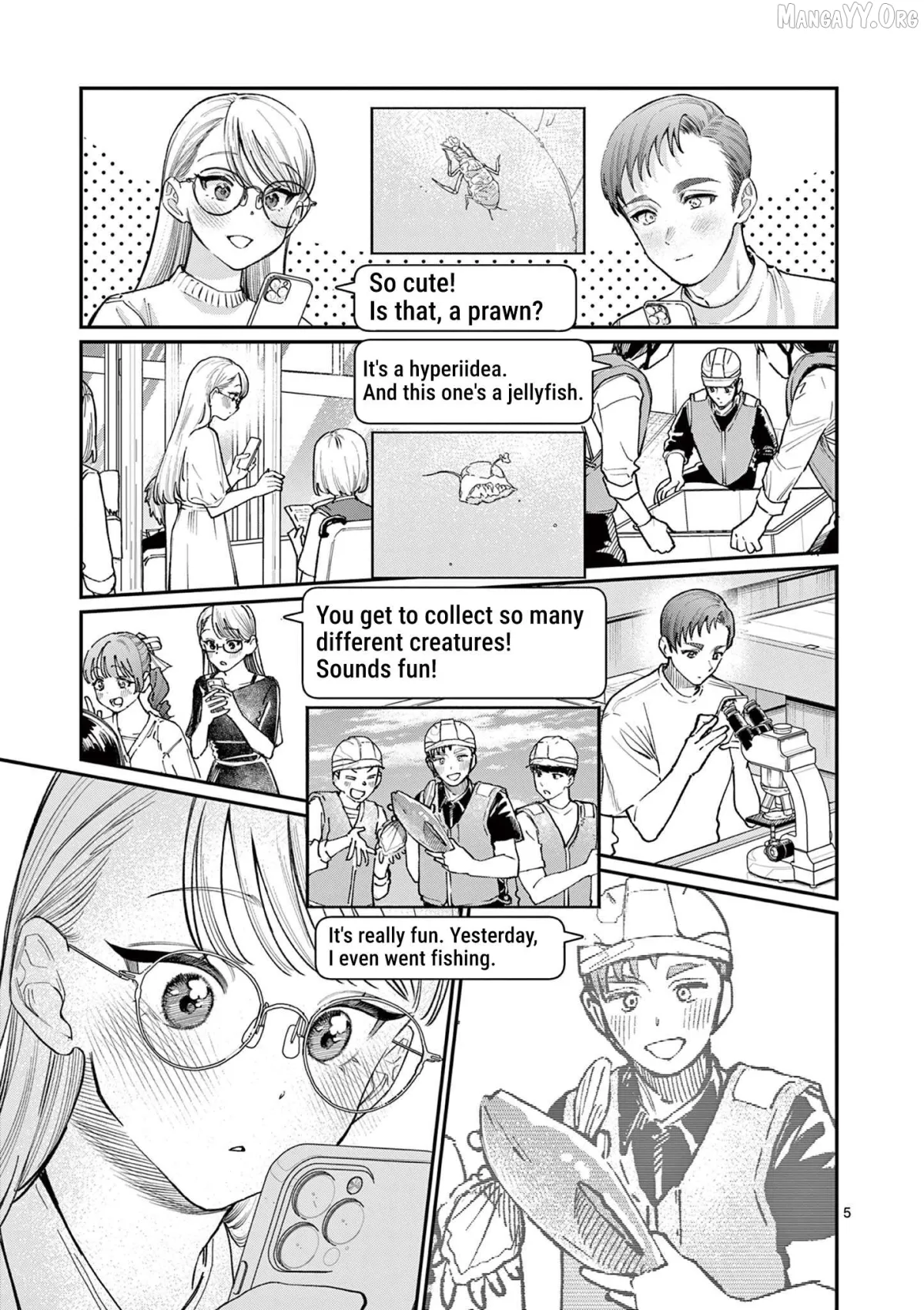 The Blue Love at the Wakaba Household Chapter 35 page 5 - 