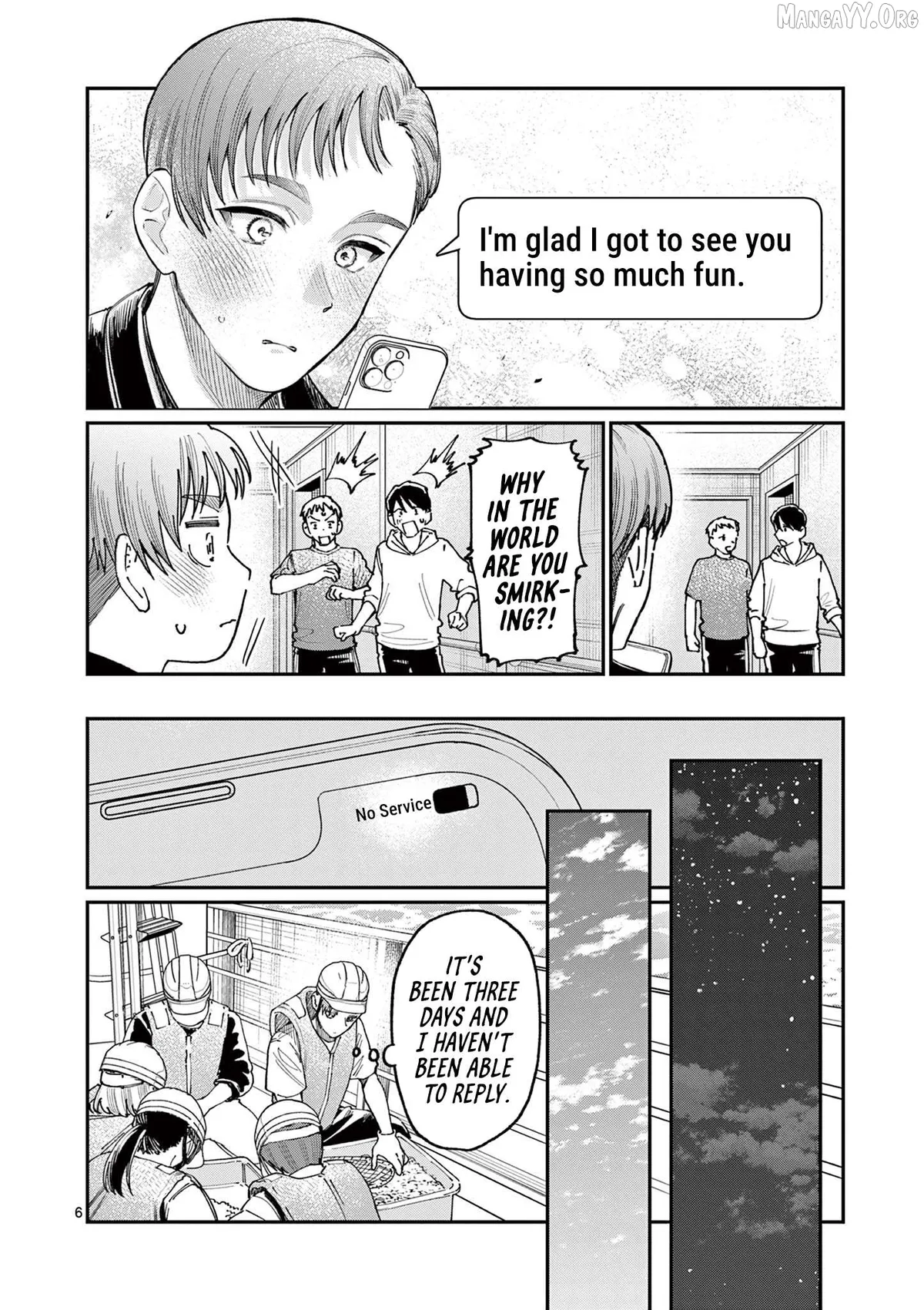 The Blue Love at the Wakaba Household Chapter 35 page 6 - 