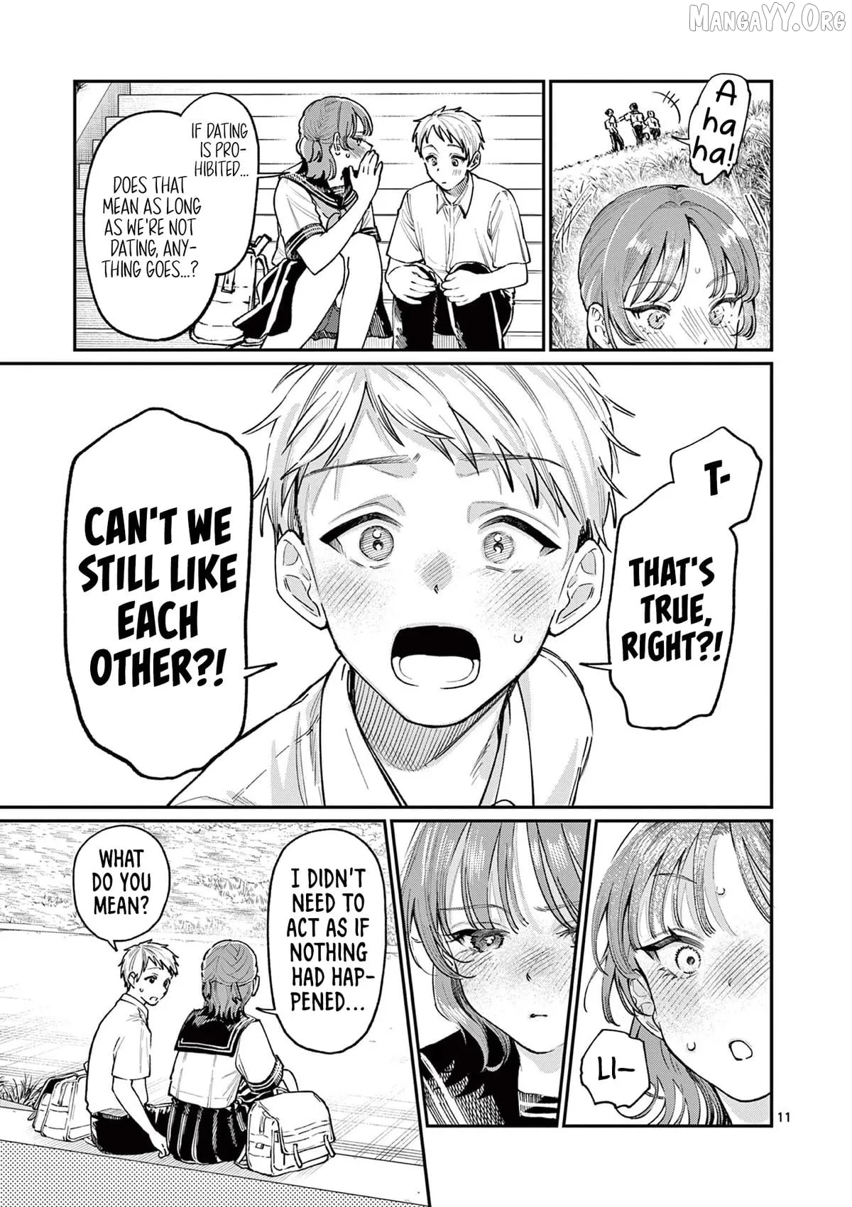 The Blue Love at the Wakaba Household Chapter 36 page 11 - 