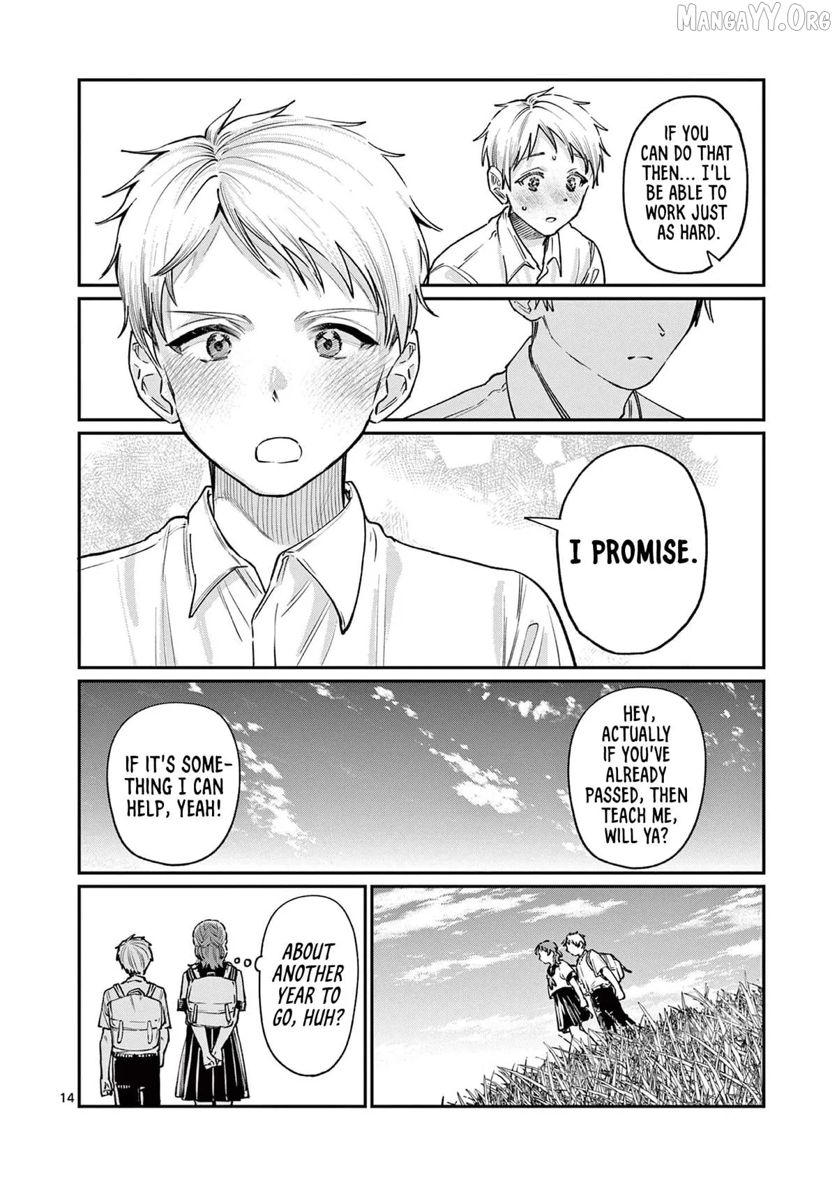 The Blue Love at the Wakaba Household Chapter 36 page 14 - 