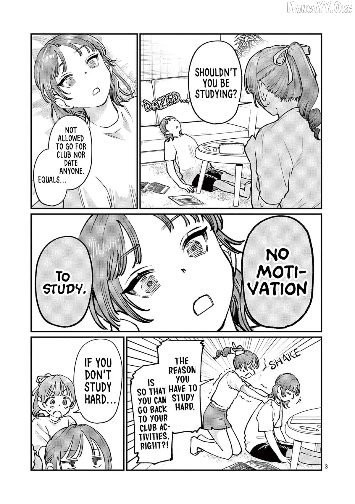 The Blue Love at the Wakaba Household Chapter 36 page 3 - 