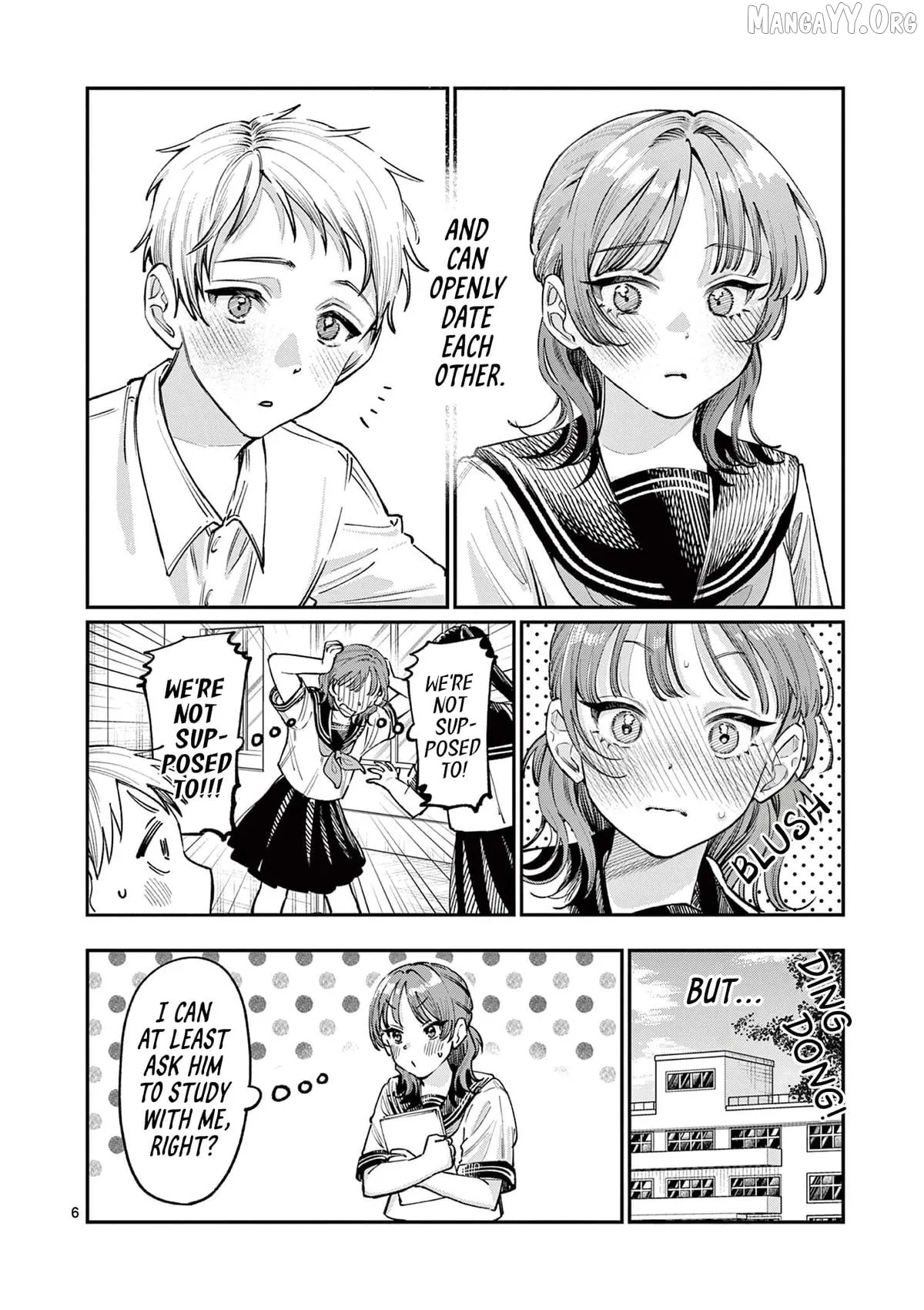 The Blue Love at the Wakaba Household Chapter 36 page 6 - 