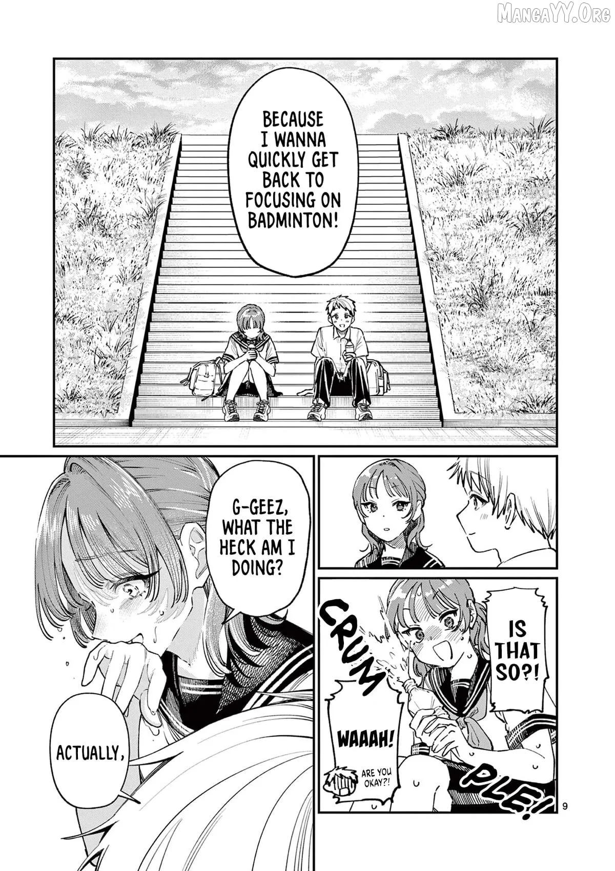The Blue Love at the Wakaba Household Chapter 36 page 9 - 