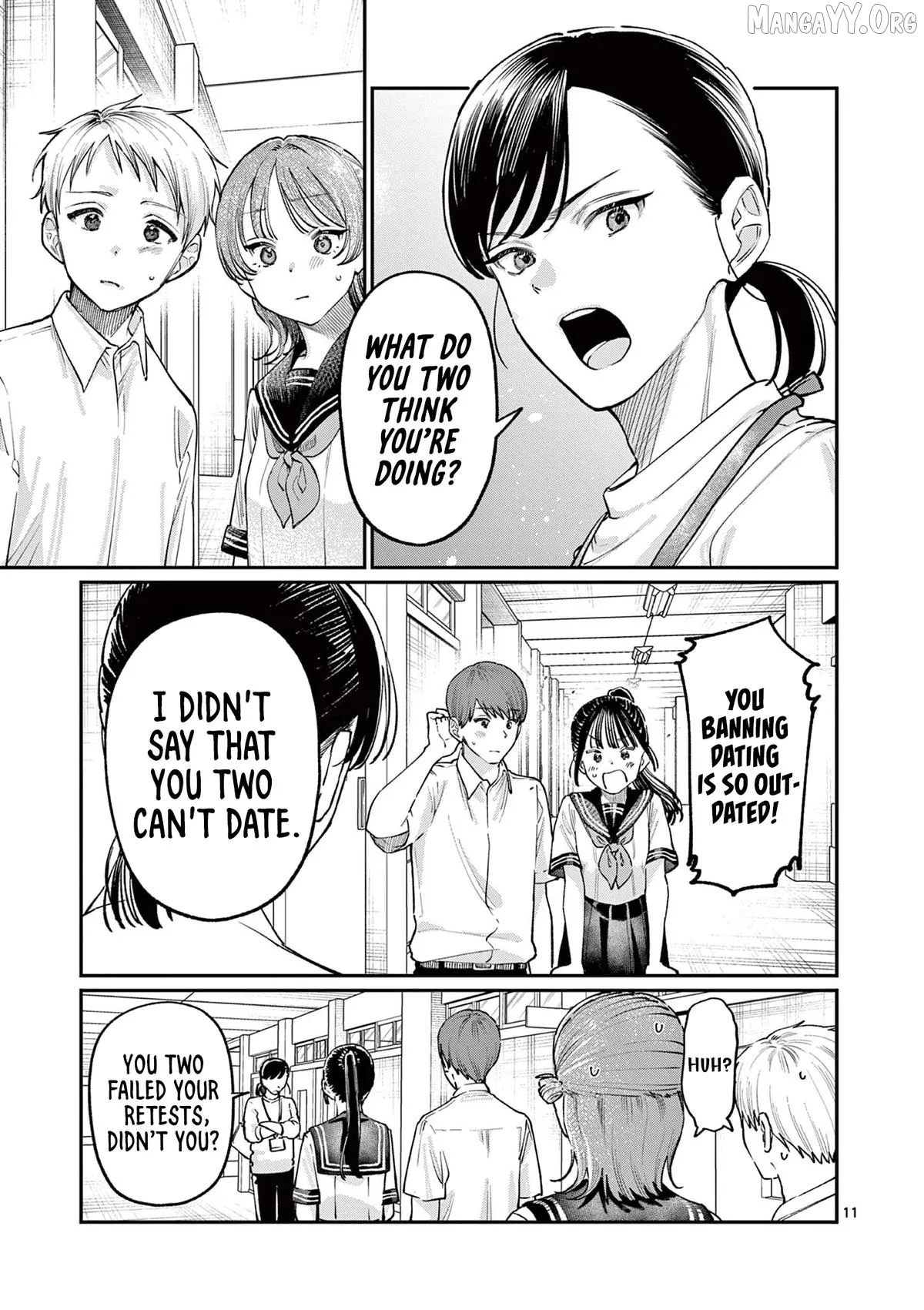 The Blue Love at the Wakaba Household Chapter 37 page 11 - 