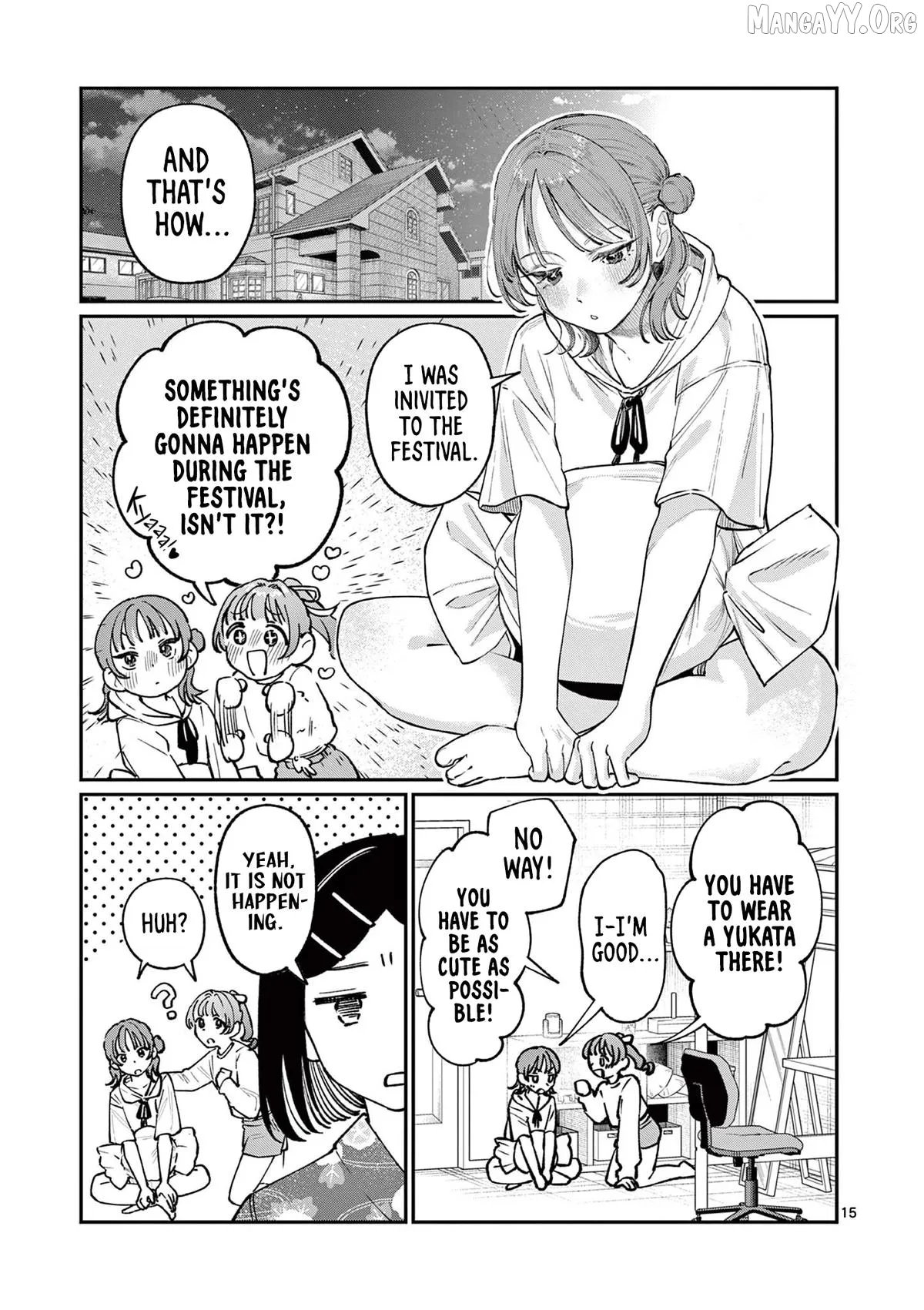 The Blue Love at the Wakaba Household Chapter 37 page 15 - 