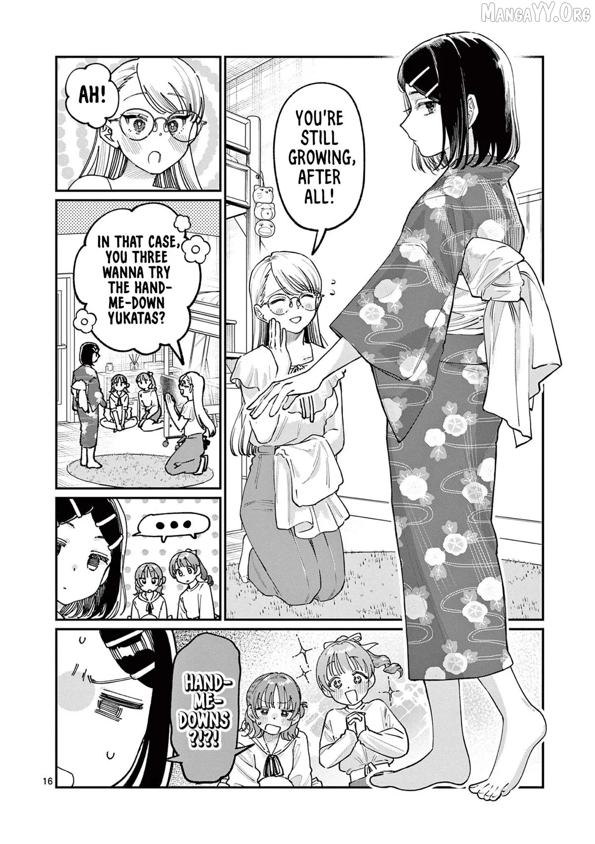 The Blue Love at the Wakaba Household Chapter 37 page 16 - 