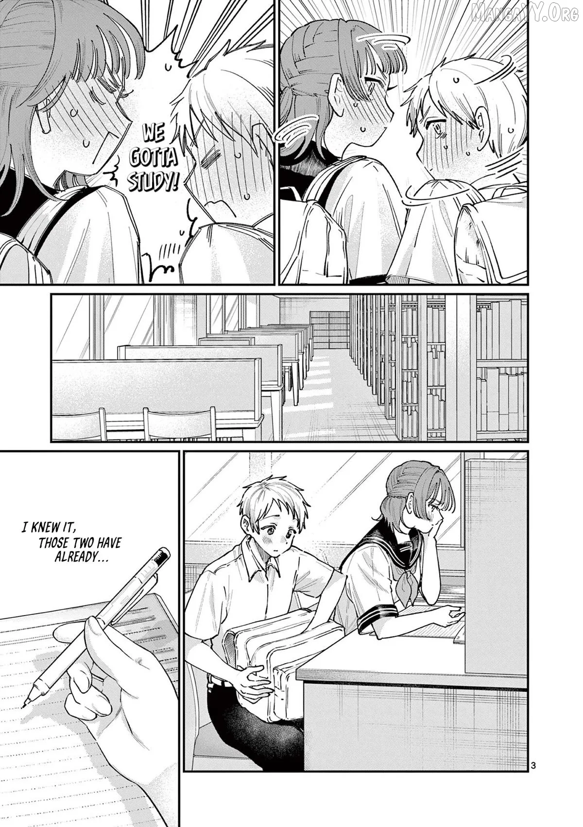 The Blue Love at the Wakaba Household Chapter 37 page 3 - 
