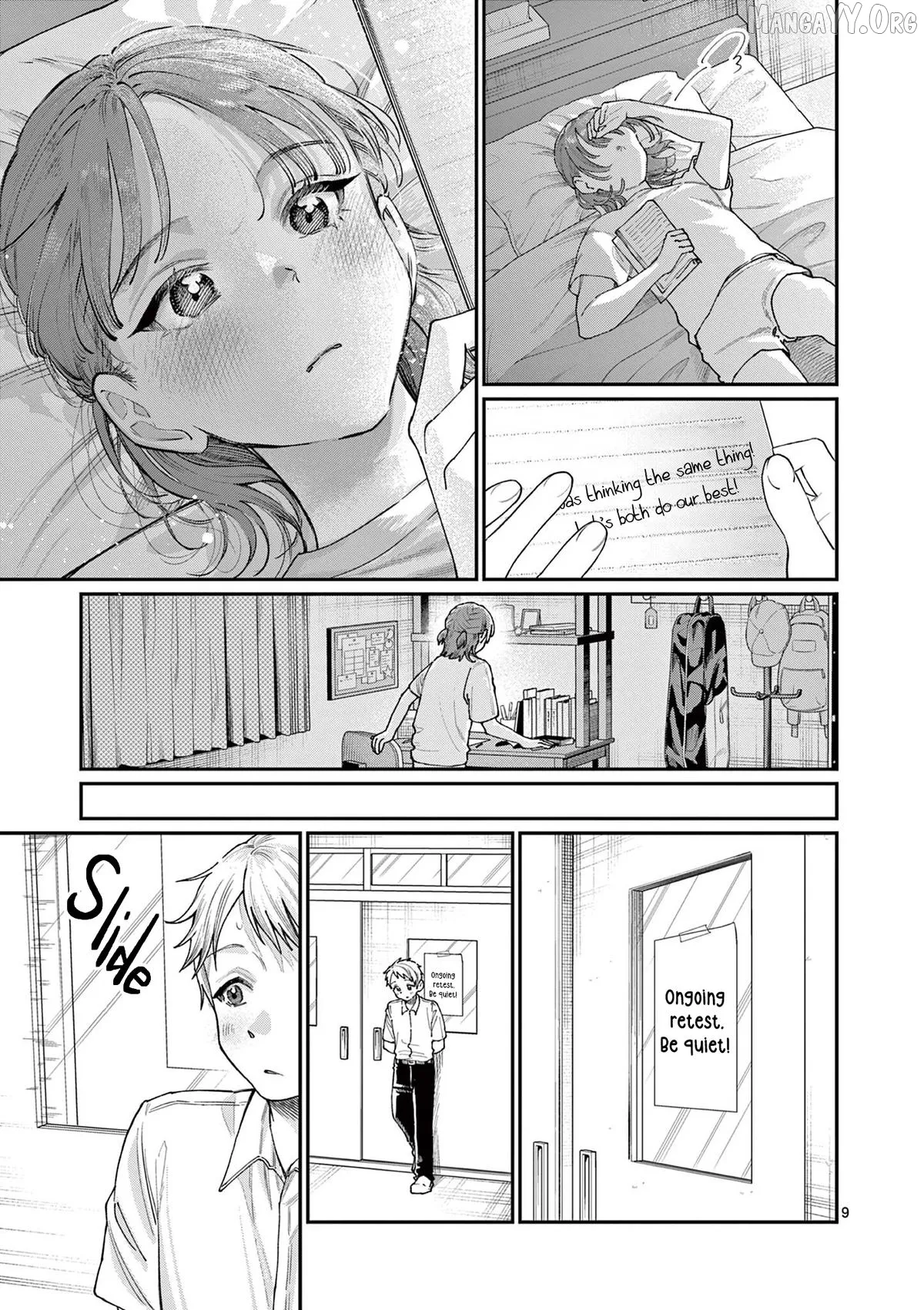 The Blue Love at the Wakaba Household Chapter 37 page 9 - 