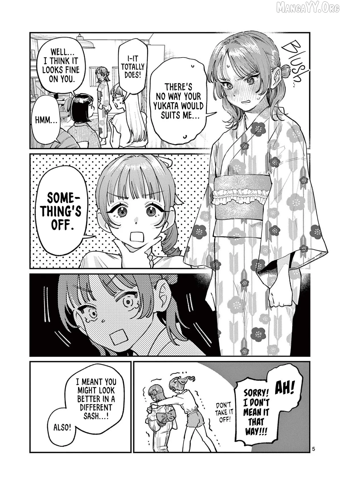 The Blue Love at the Wakaba Household Chapter 38 page 5 - 