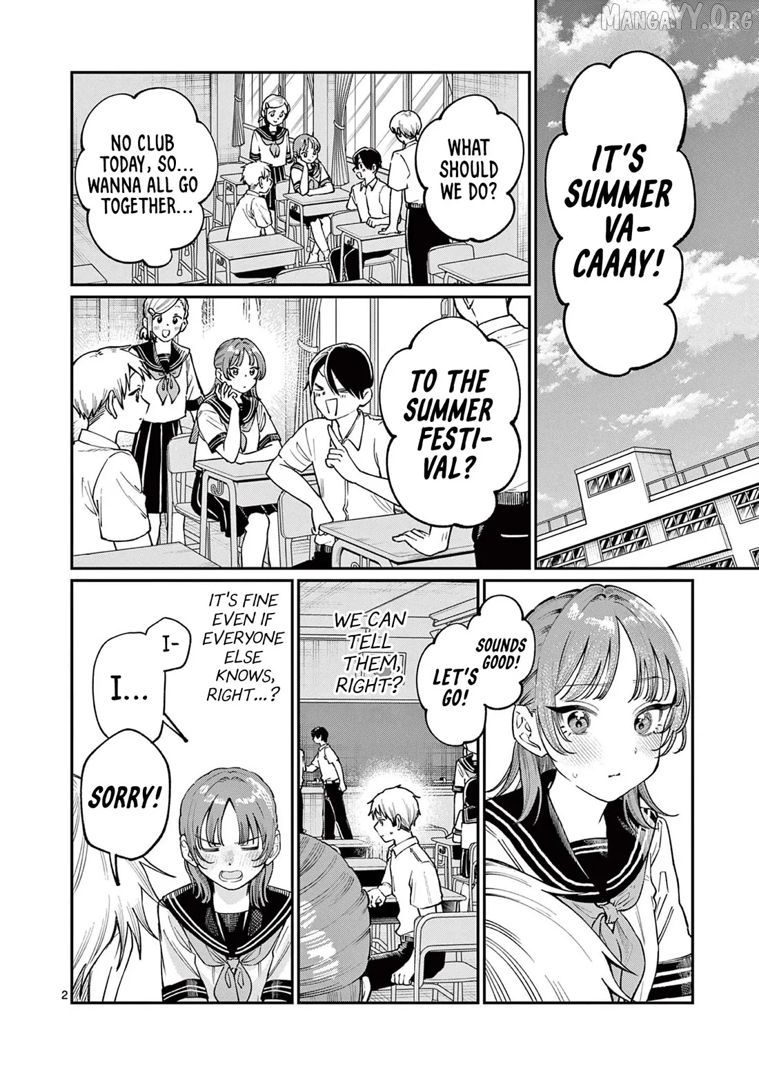 The Blue Love at the Wakaba Household Chapter 39 page 2 - 