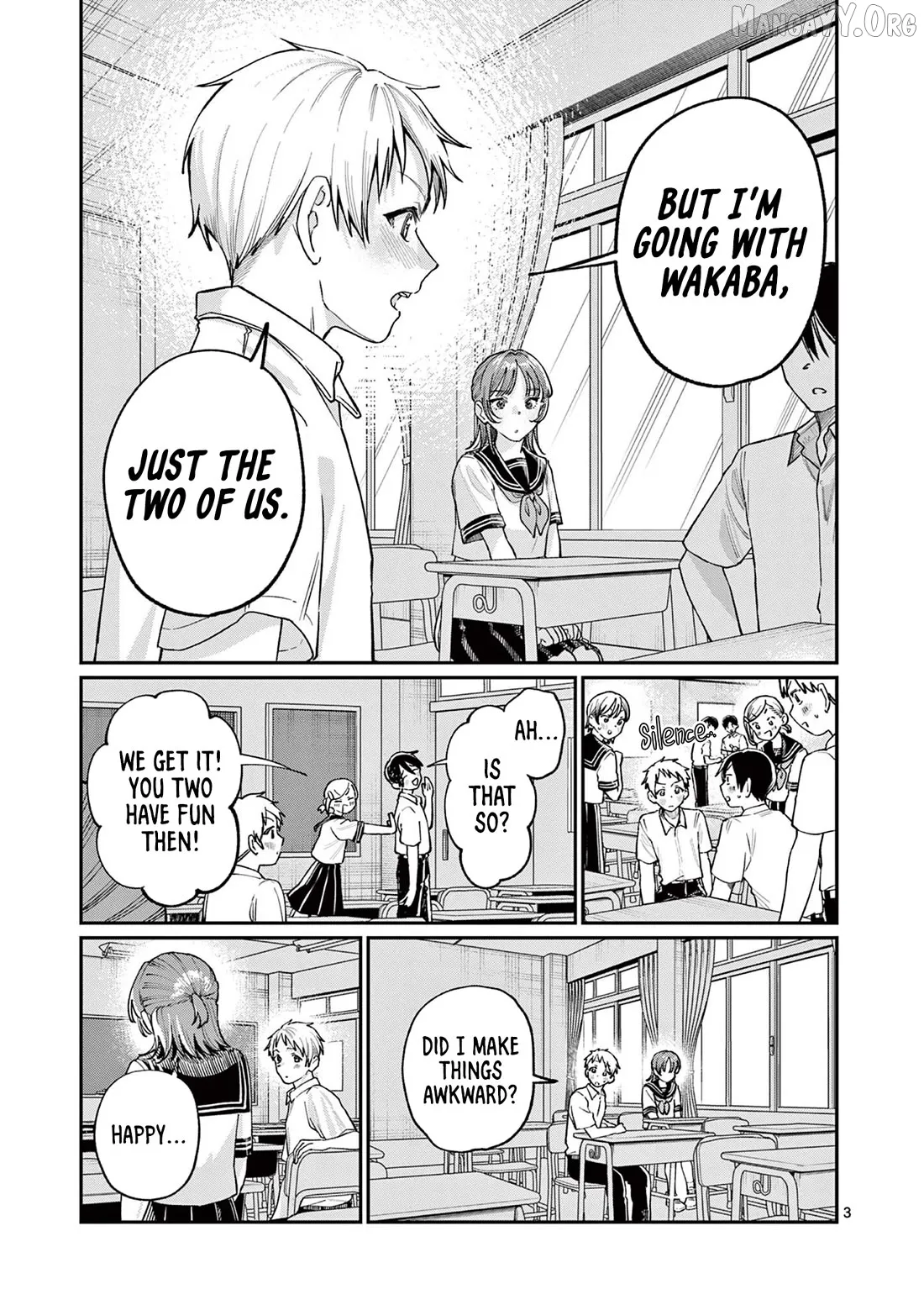 The Blue Love at the Wakaba Household Chapter 39 page 3 - 