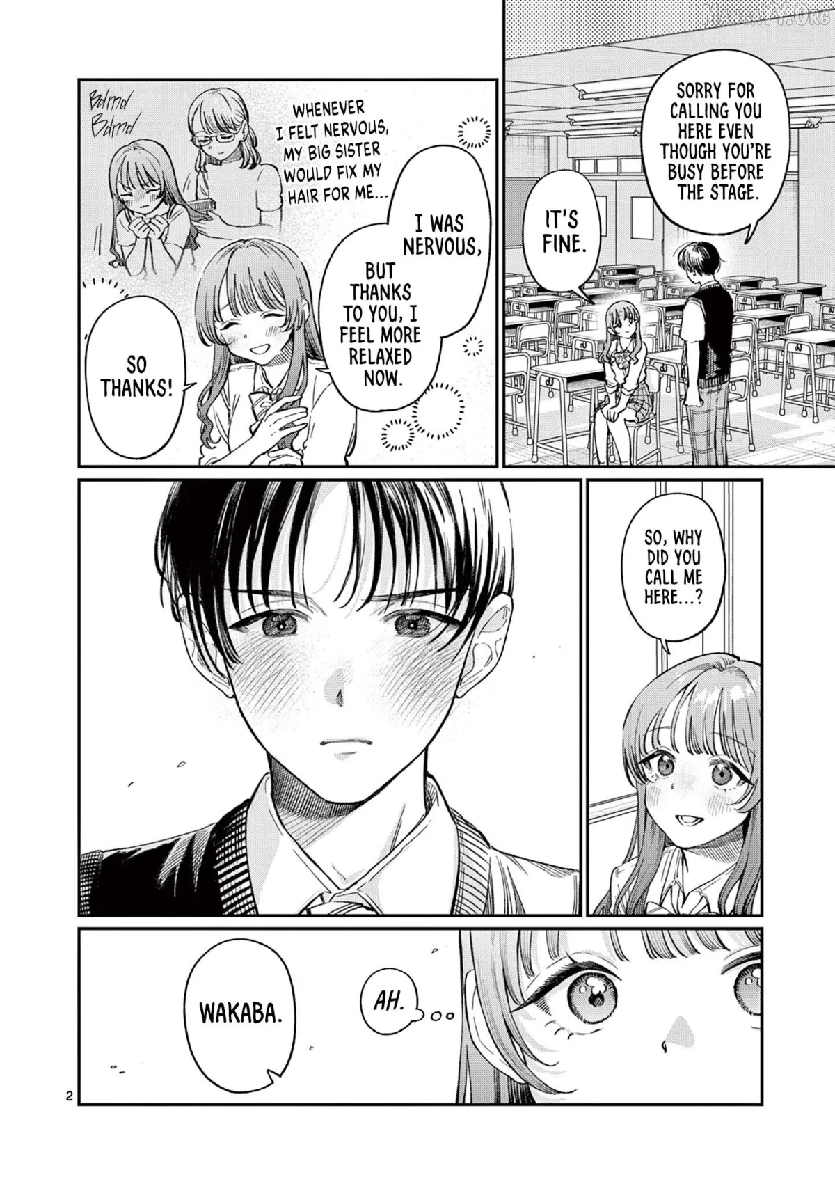 The Blue Love at the Wakaba Household Chapter 40 page 2 - 