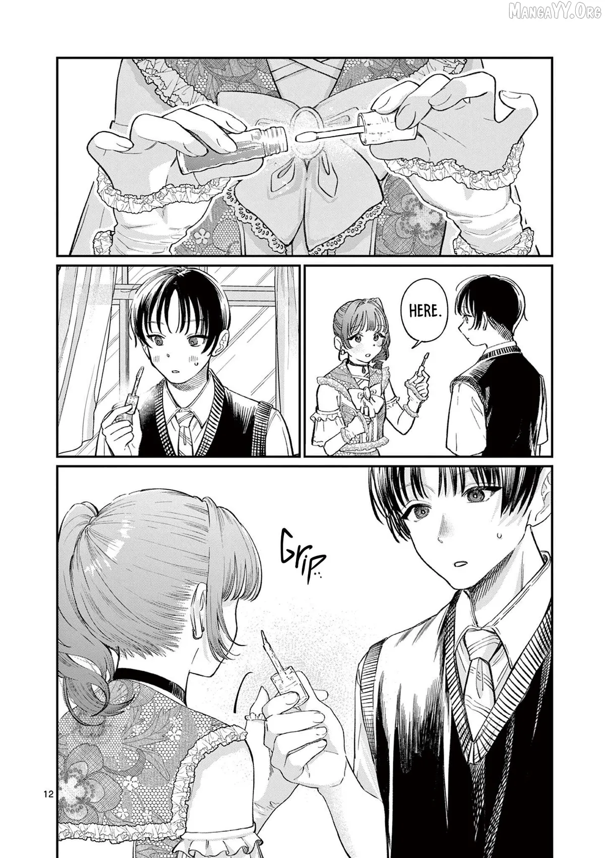 The Blue Love at the Wakaba Household Chapter 40 page 12 - 