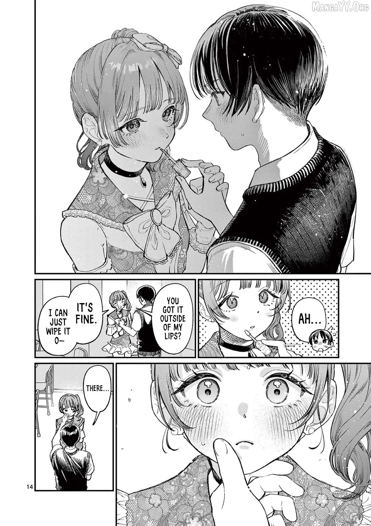 The Blue Love at the Wakaba Household Chapter 40 page 14 - 