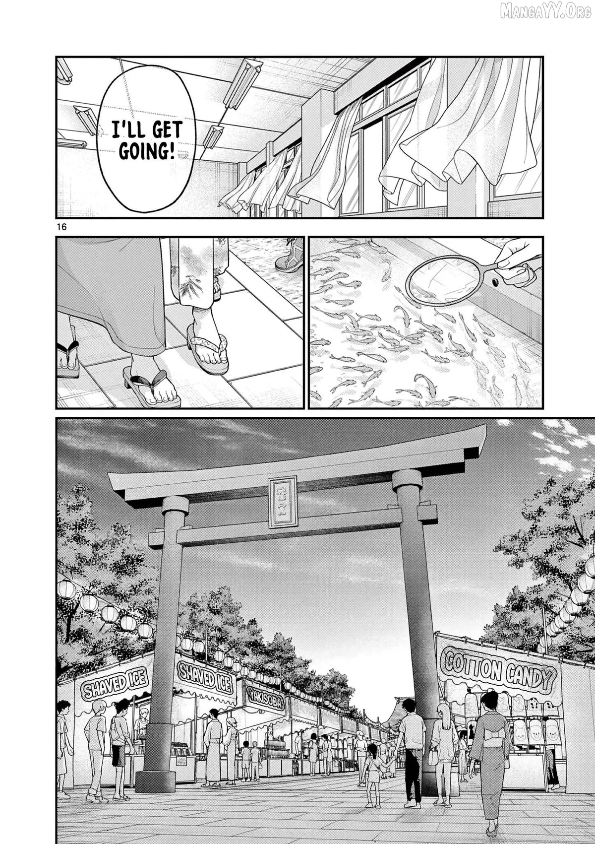The Blue Love at the Wakaba Household Chapter 40 page 16 - 
