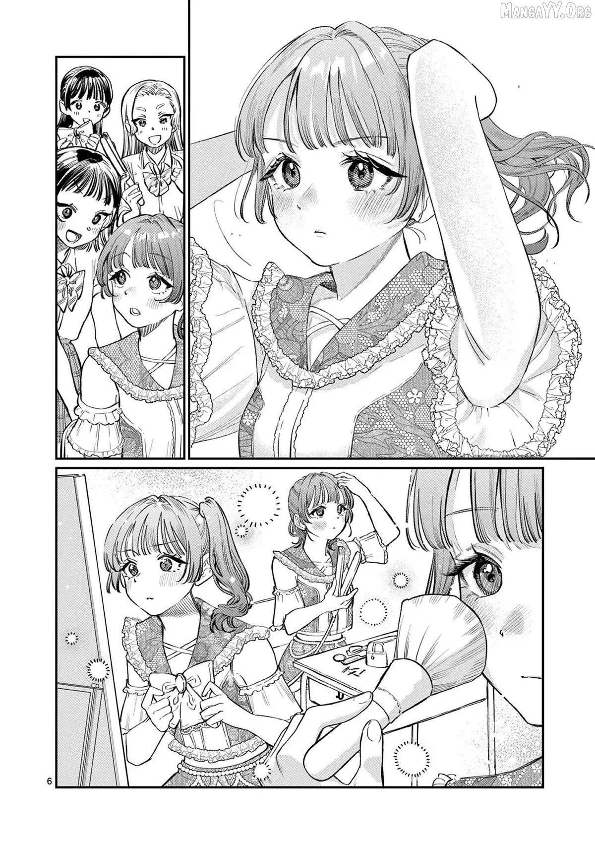 The Blue Love at the Wakaba Household Chapter 40 page 6 - 