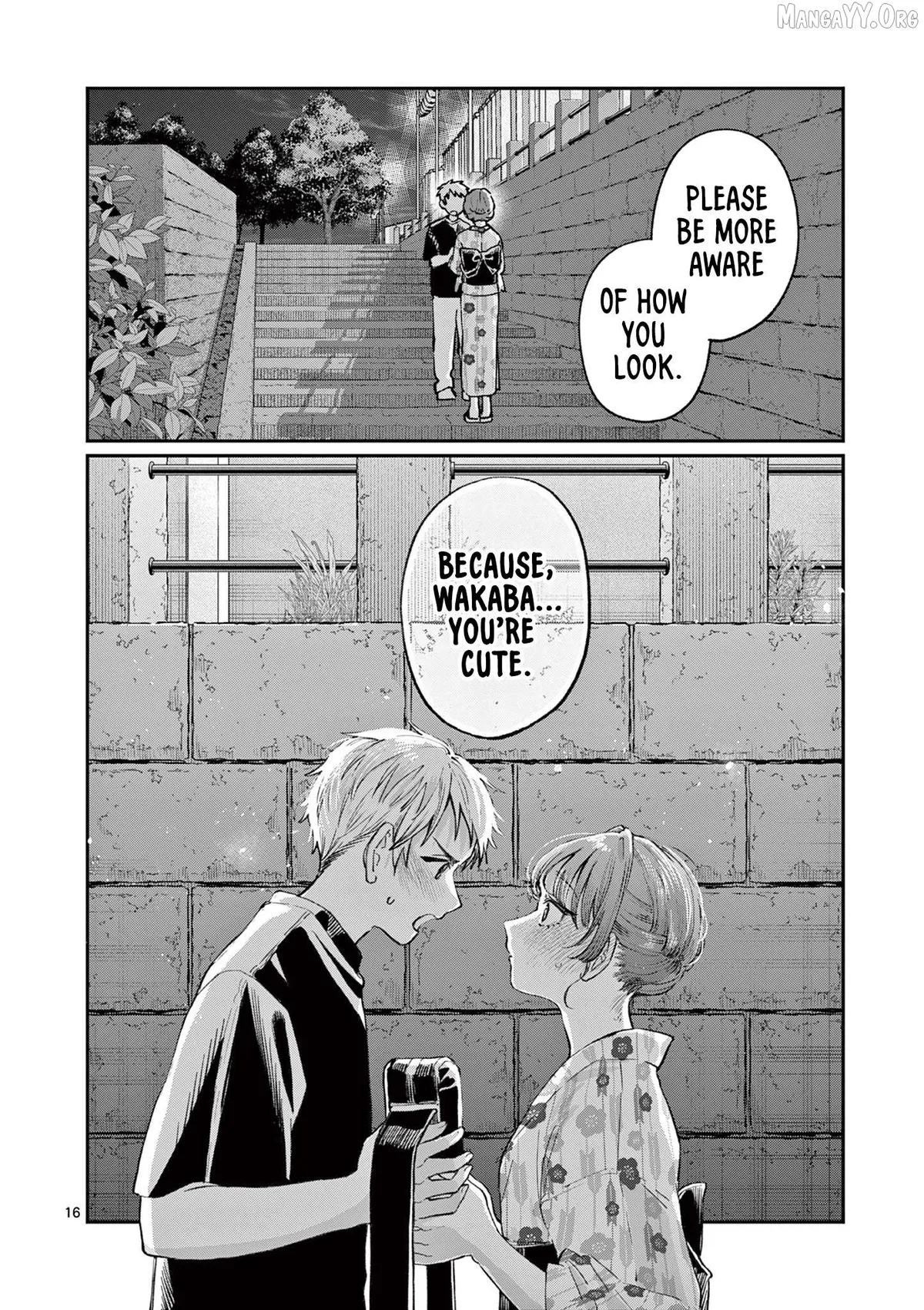 The Blue Love at the Wakaba Household Chapter 41 page 16 - 