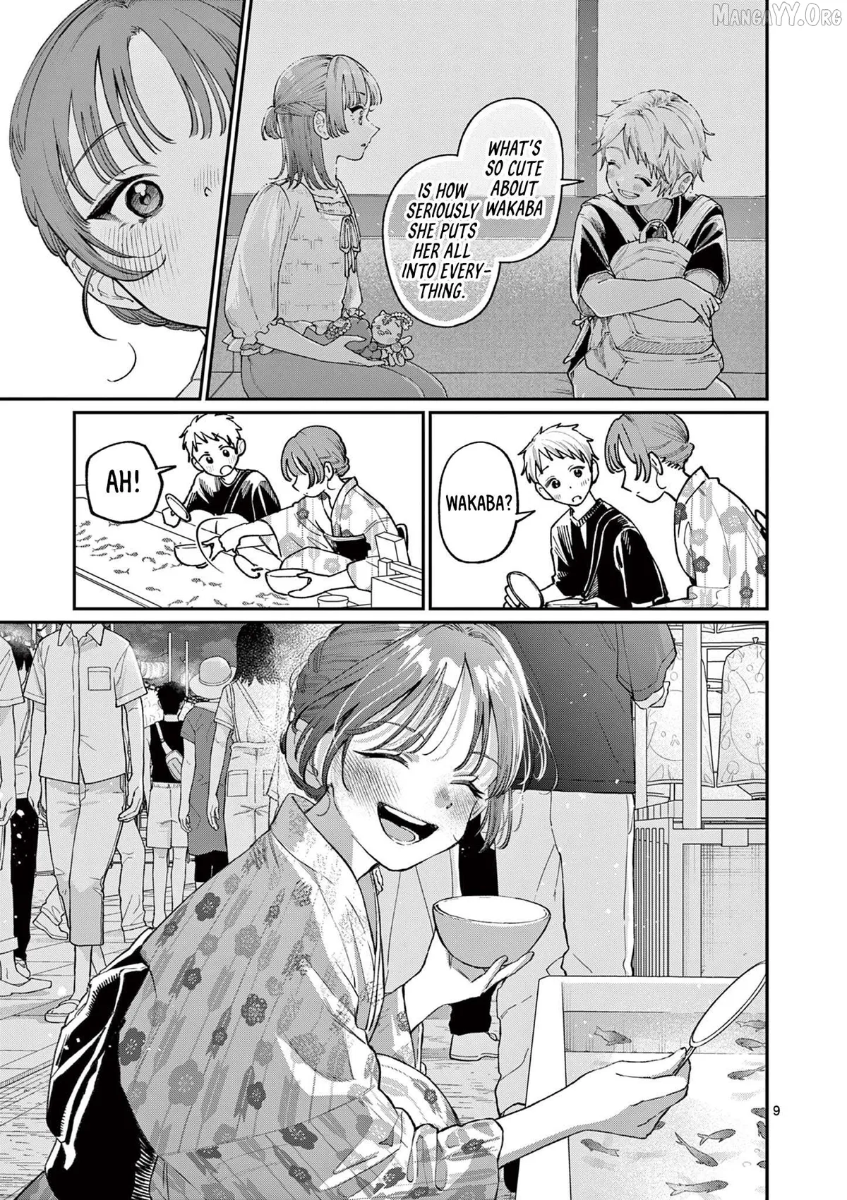 The Blue Love at the Wakaba Household Chapter 41 page 9 - 