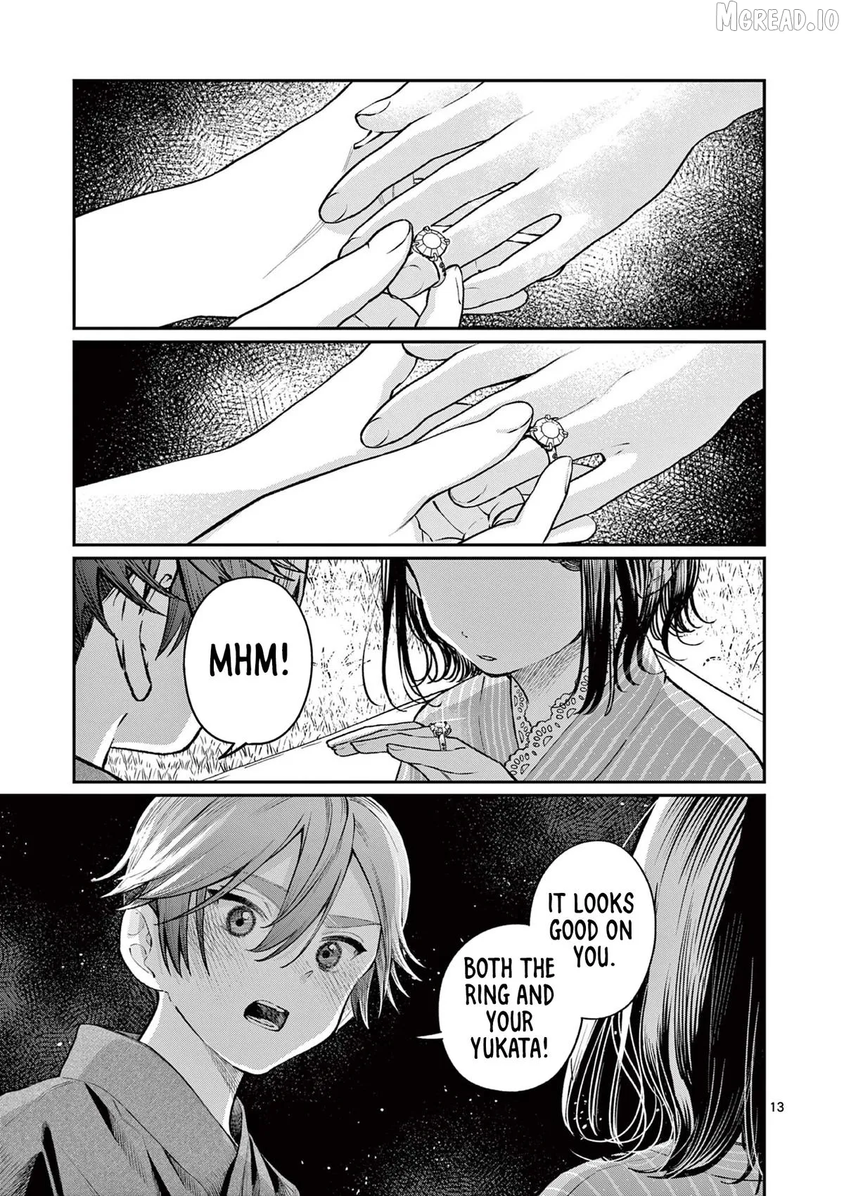 The Blue Love at the Wakaba Household Chapter 44 page 13 - 