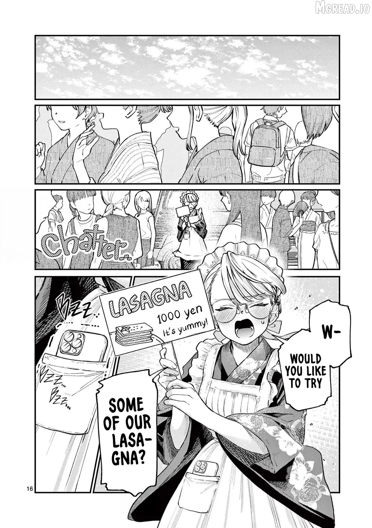 The Blue Love at the Wakaba Household Chapter 44 page 16 - 
