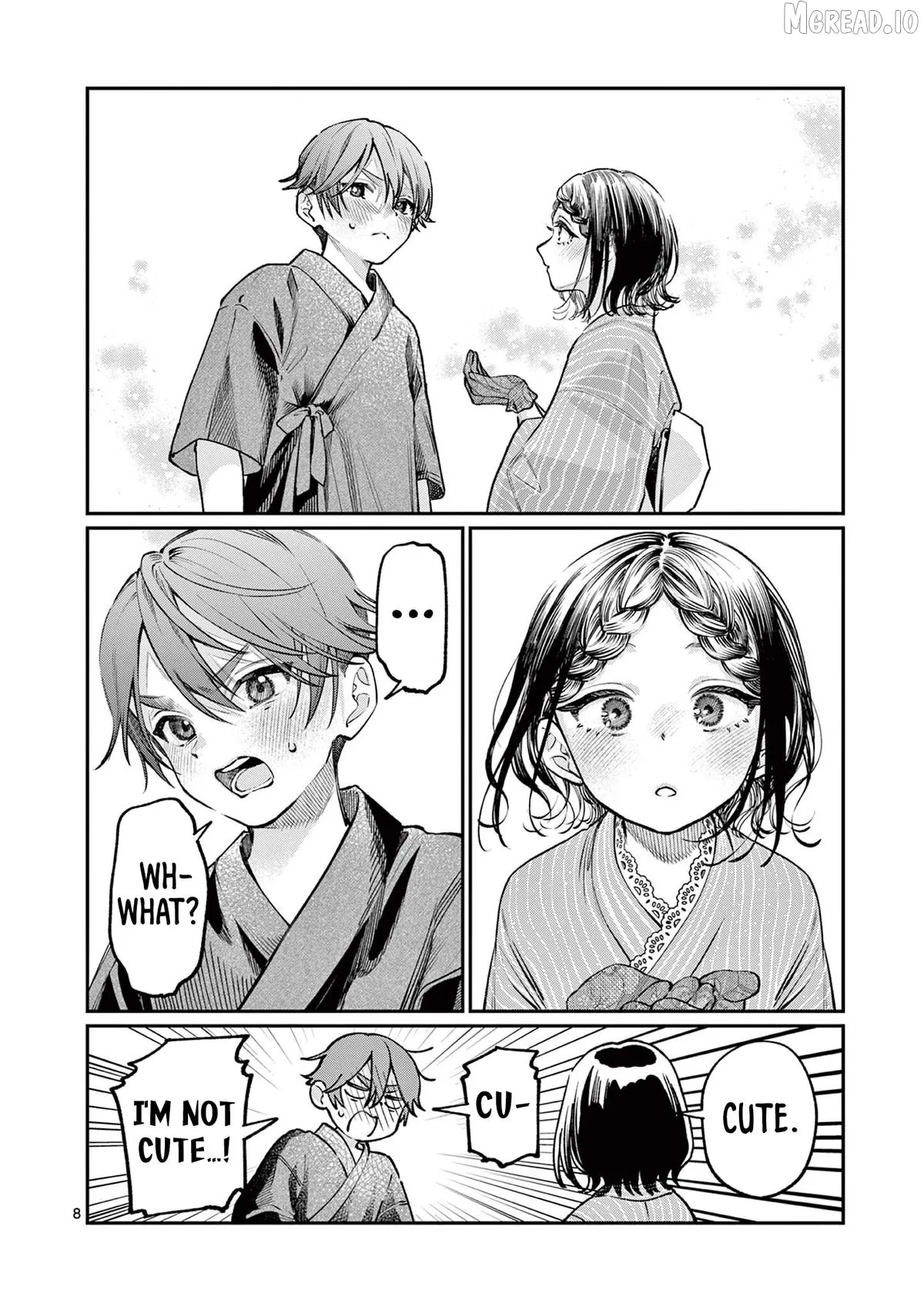 The Blue Love at the Wakaba Household Chapter 44 page 8 - 