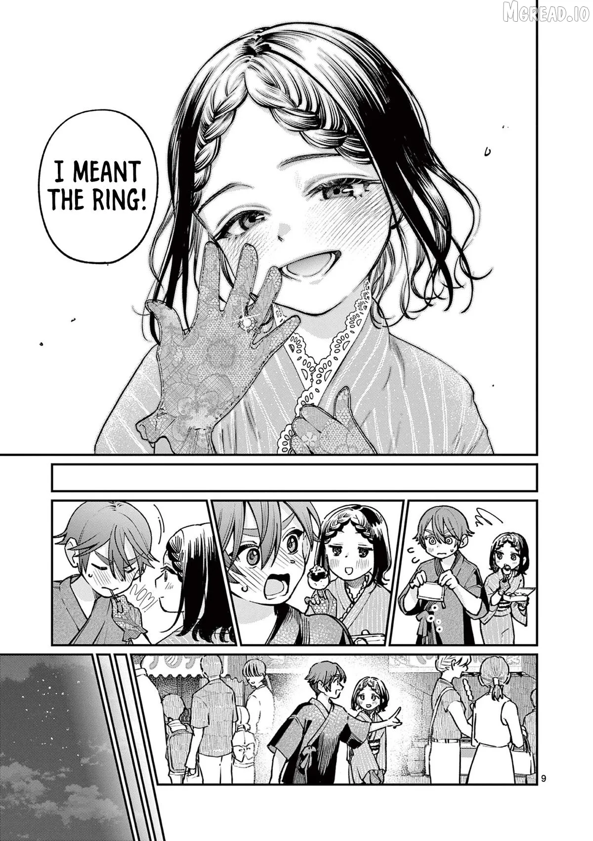 The Blue Love at the Wakaba Household Chapter 44 page 9 - 
