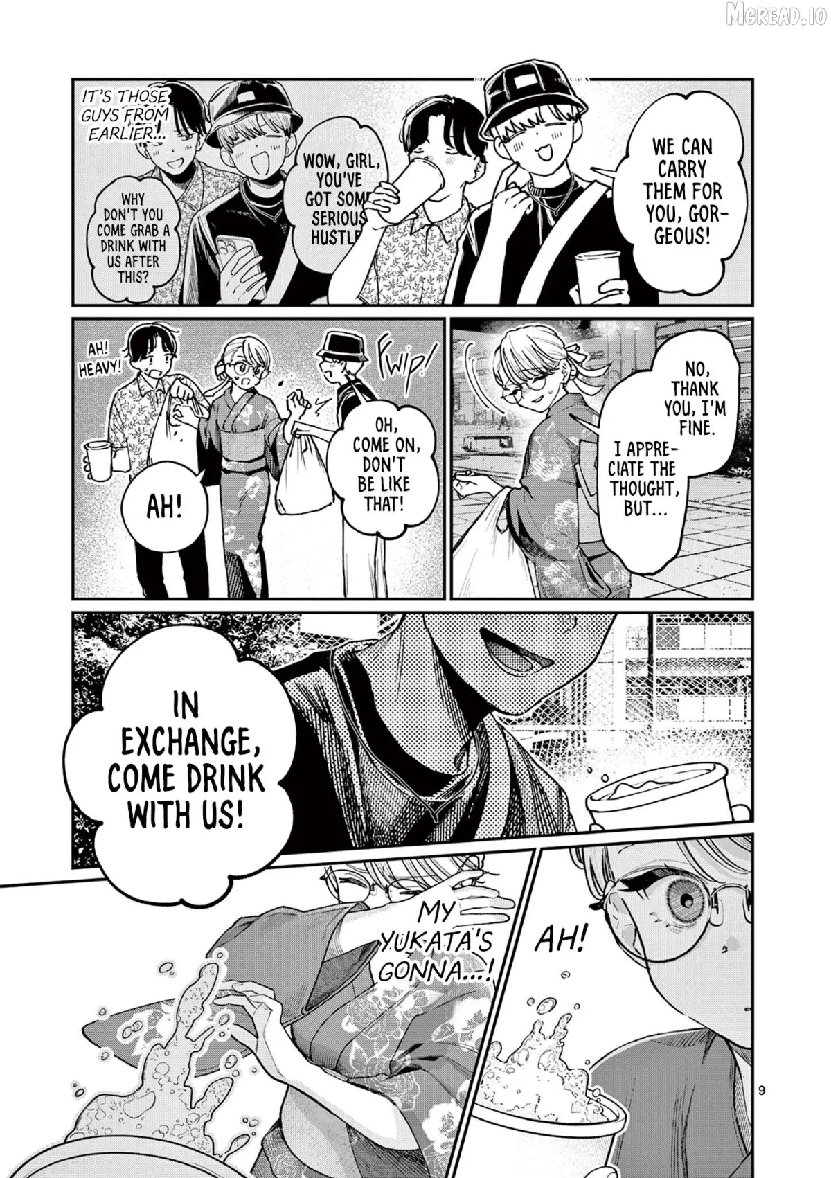 The Blue Love at the Wakaba Household Chapter 45 page 9 - 