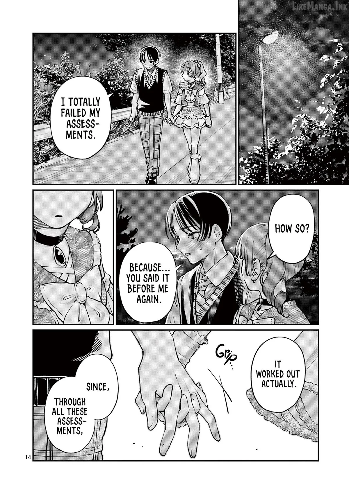 The Blue Love at the Wakaba Household Chapter 47 page 13 - 