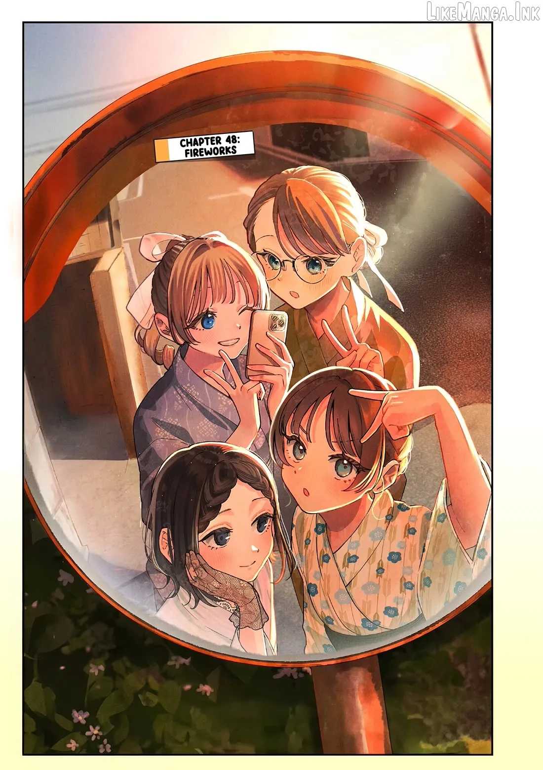 The Blue Love at the Wakaba Household Chapter 48 page 1 - 
