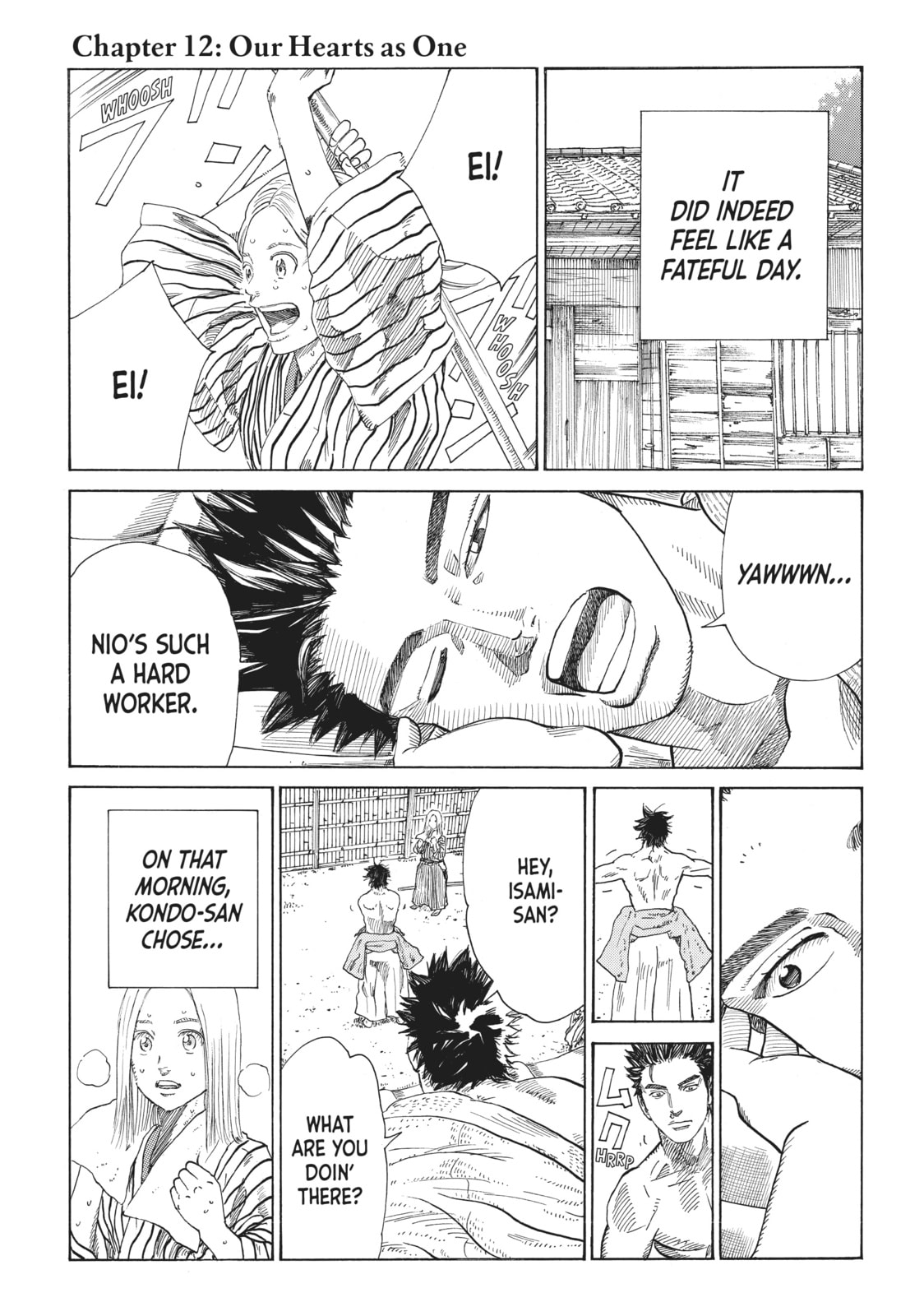The Blue Wolves of Mibu Chapter 12 page 1 - 