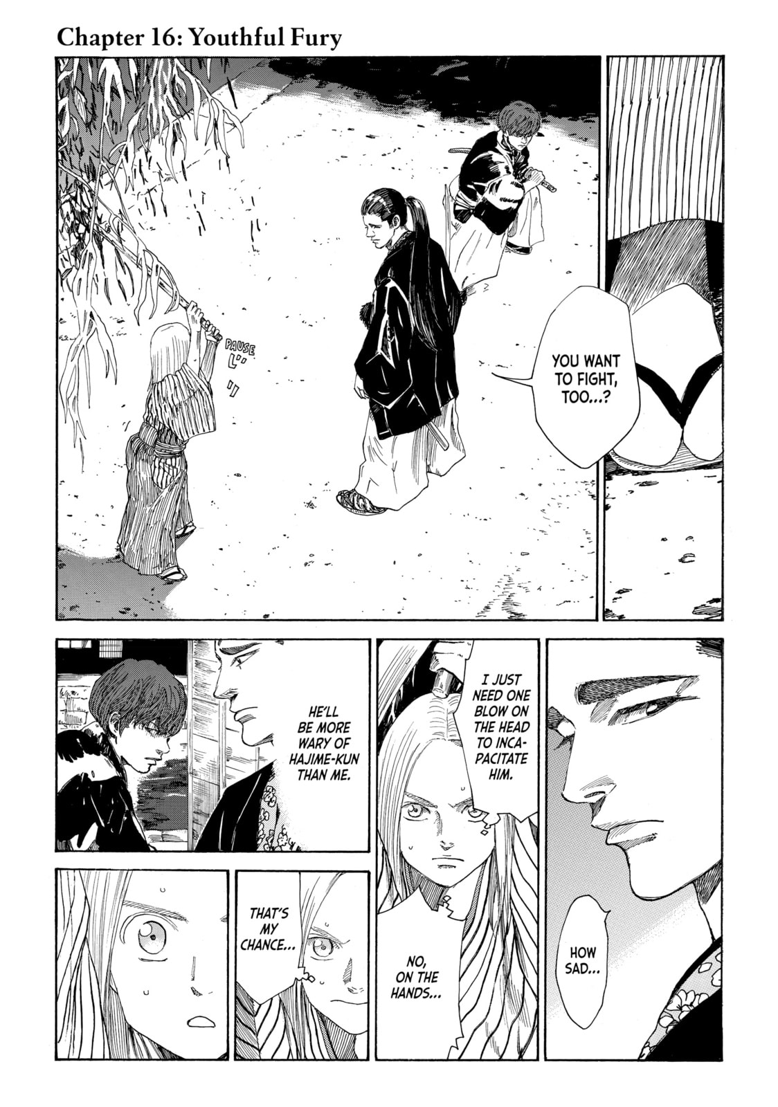 The Blue Wolves of Mibu Chapter 16 page 1 - 