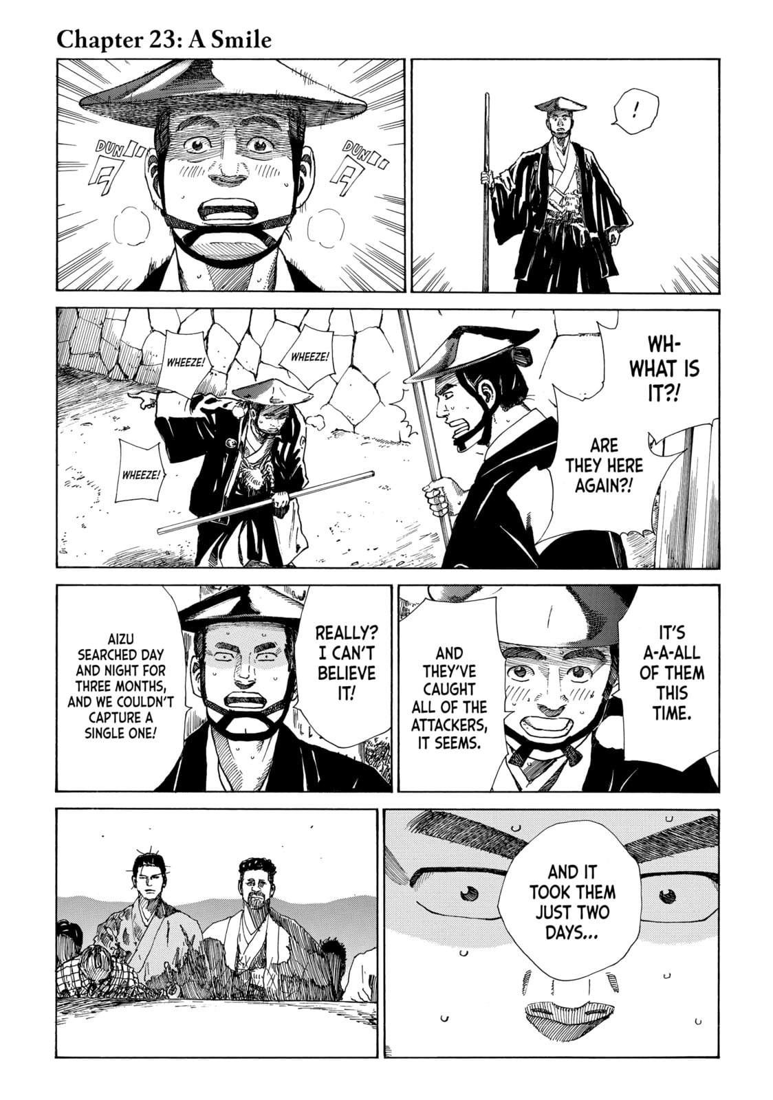 The Blue Wolves of Mibu Chapter 23 page 1 - 