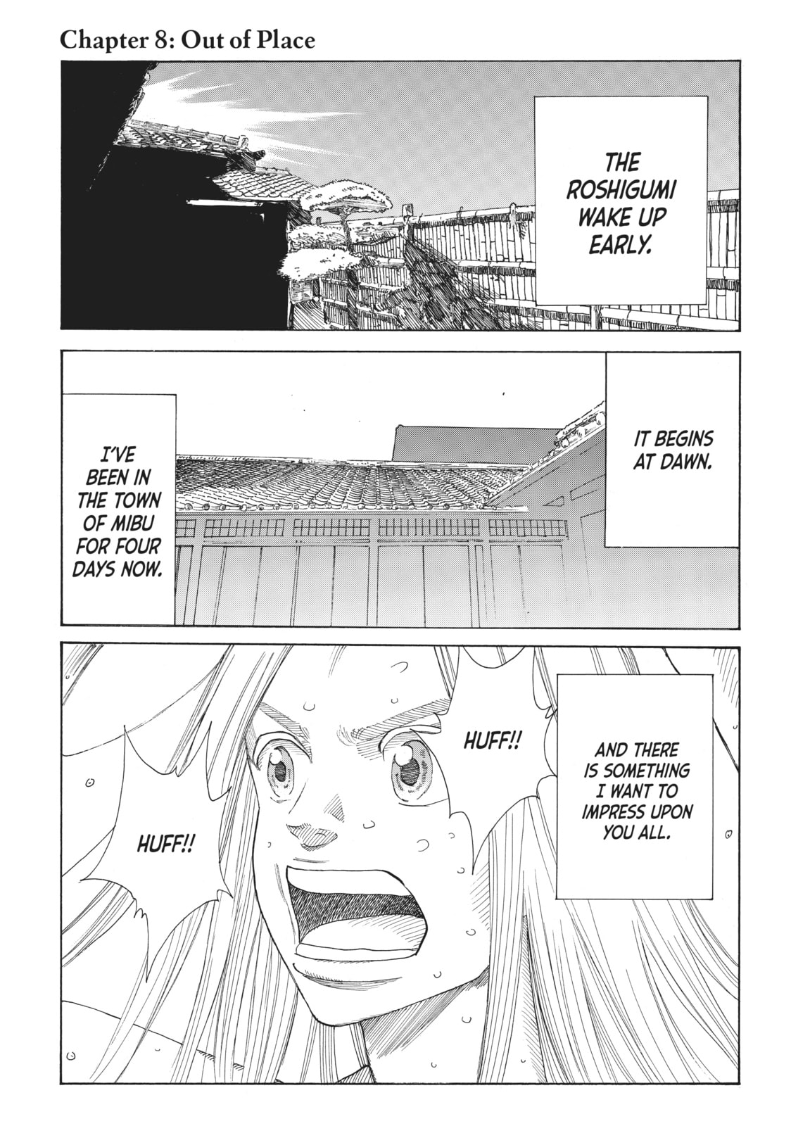The Blue Wolves of Mibu Chapter 8 page 1 - 