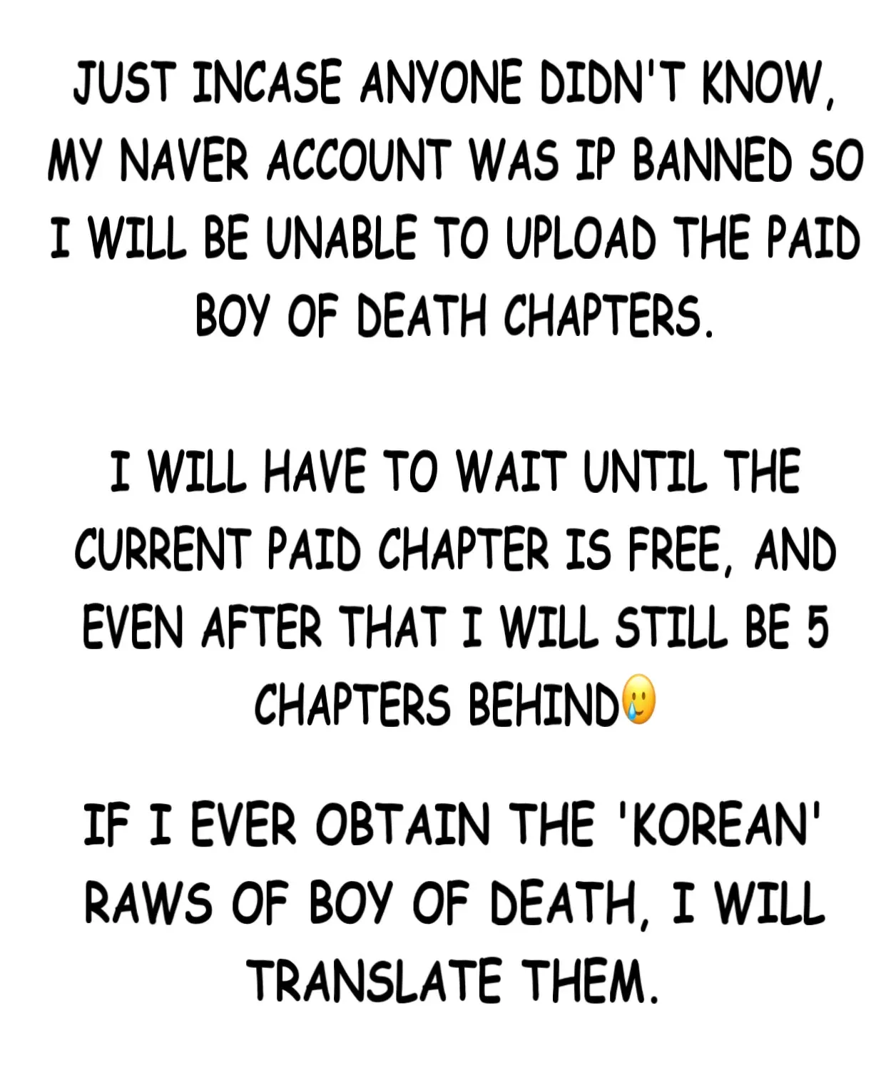 The boy of death Chapter 292.5 page 1 - 