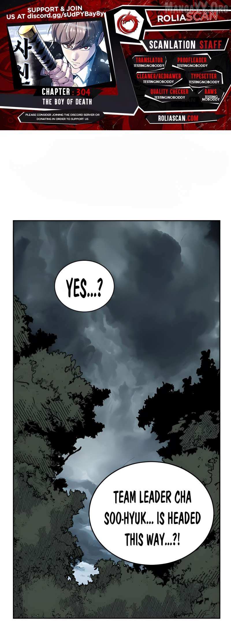 The boy of death Chapter 304 page 1 - 