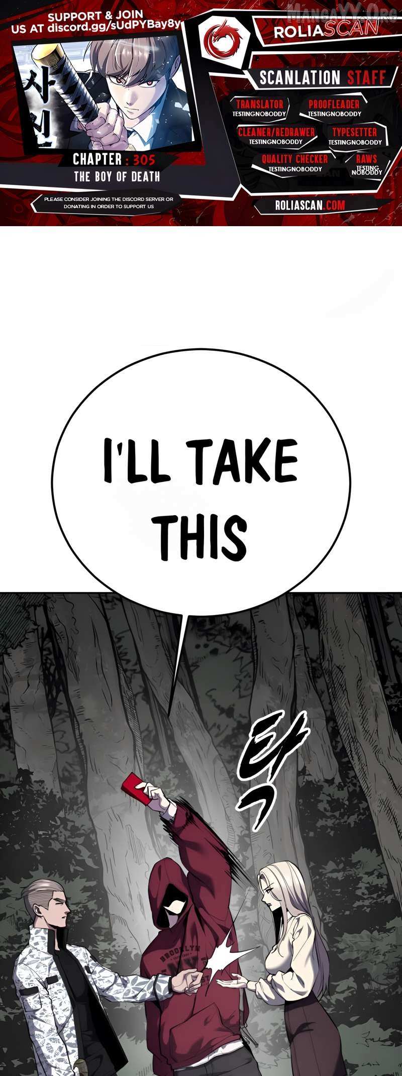 The boy of death Chapter 305 page 1 - 