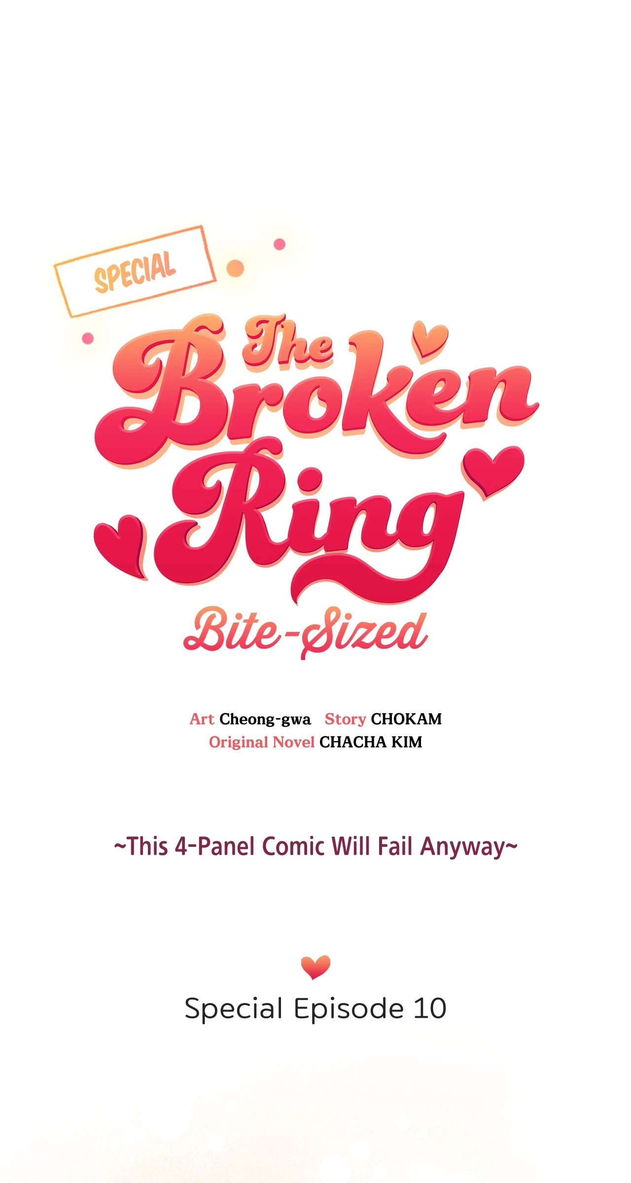 The Broken Ring: This Marriage Will Fail Anyway Chapter 10.1 page 1 - 