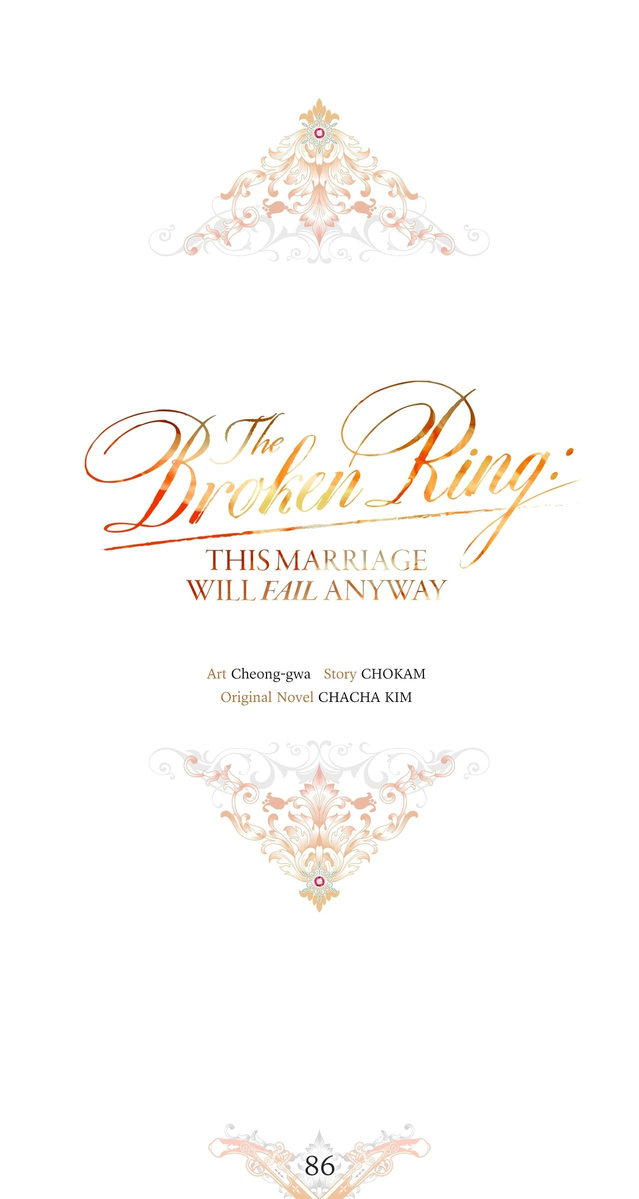 The Broken Ring: This Marriage Will Fail Anyway Chapter 86.1 page 39 - 
