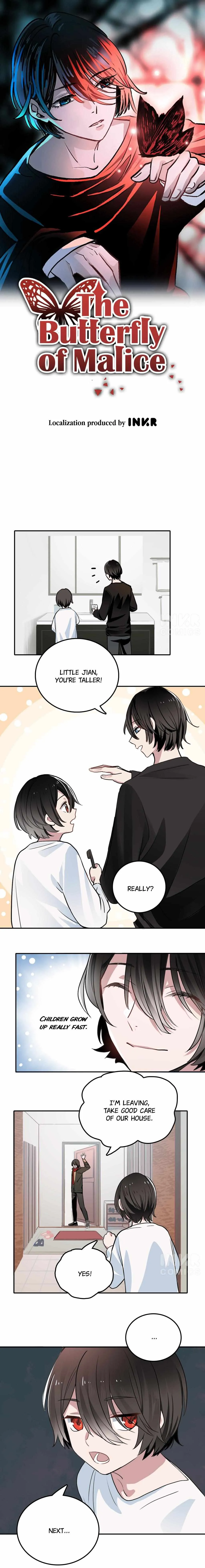 The Butterfly of Malice Chapter 2 page 1 - 