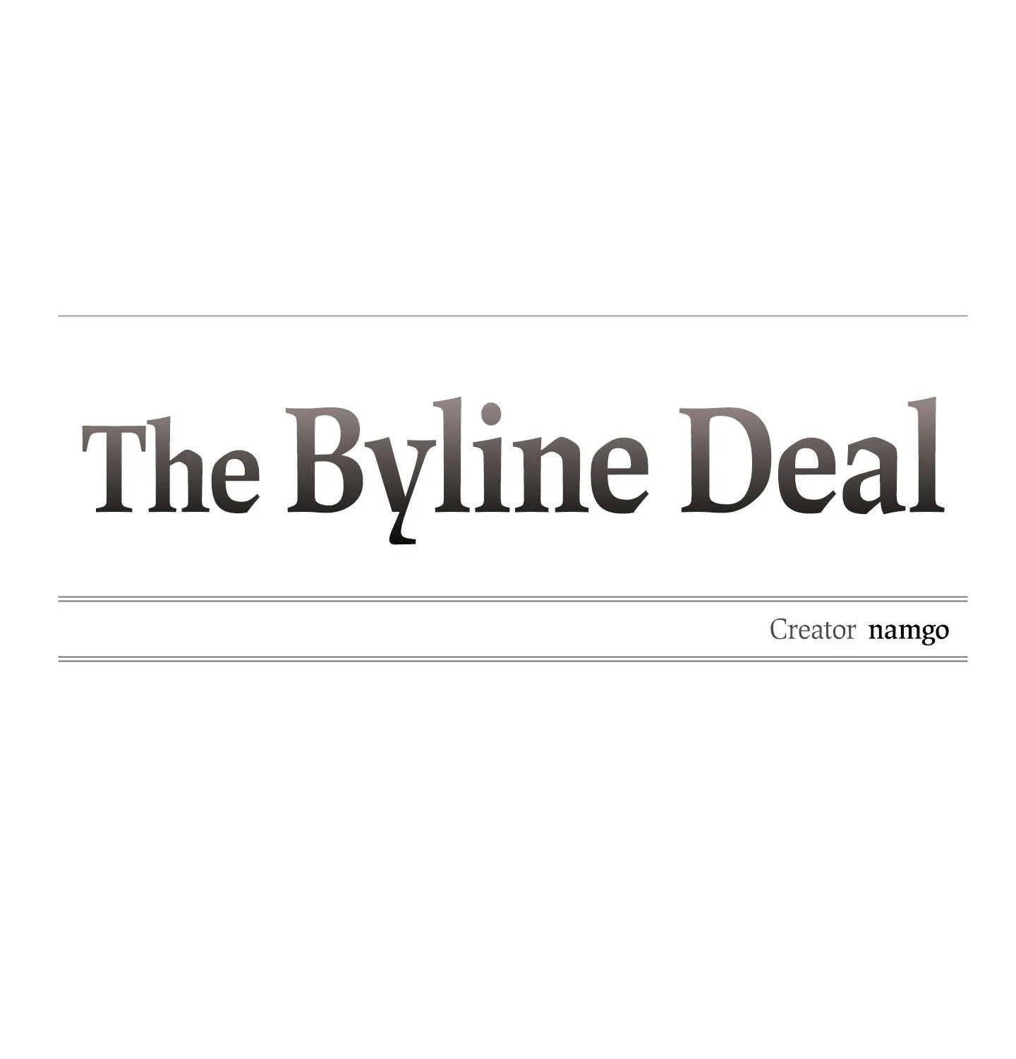 The Byline Deal Chapter 19 page 1 - 
