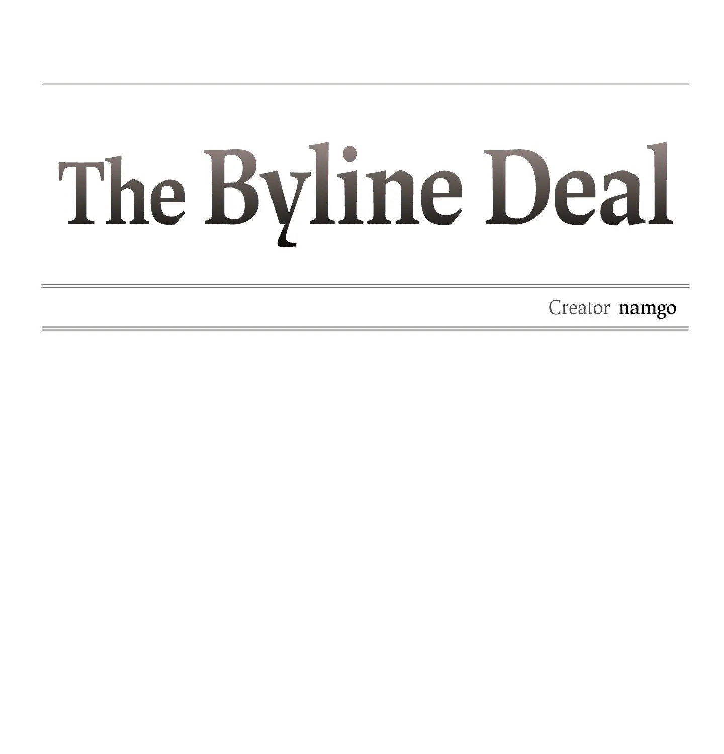 The Byline Deal Chapter 21 page 62 - 