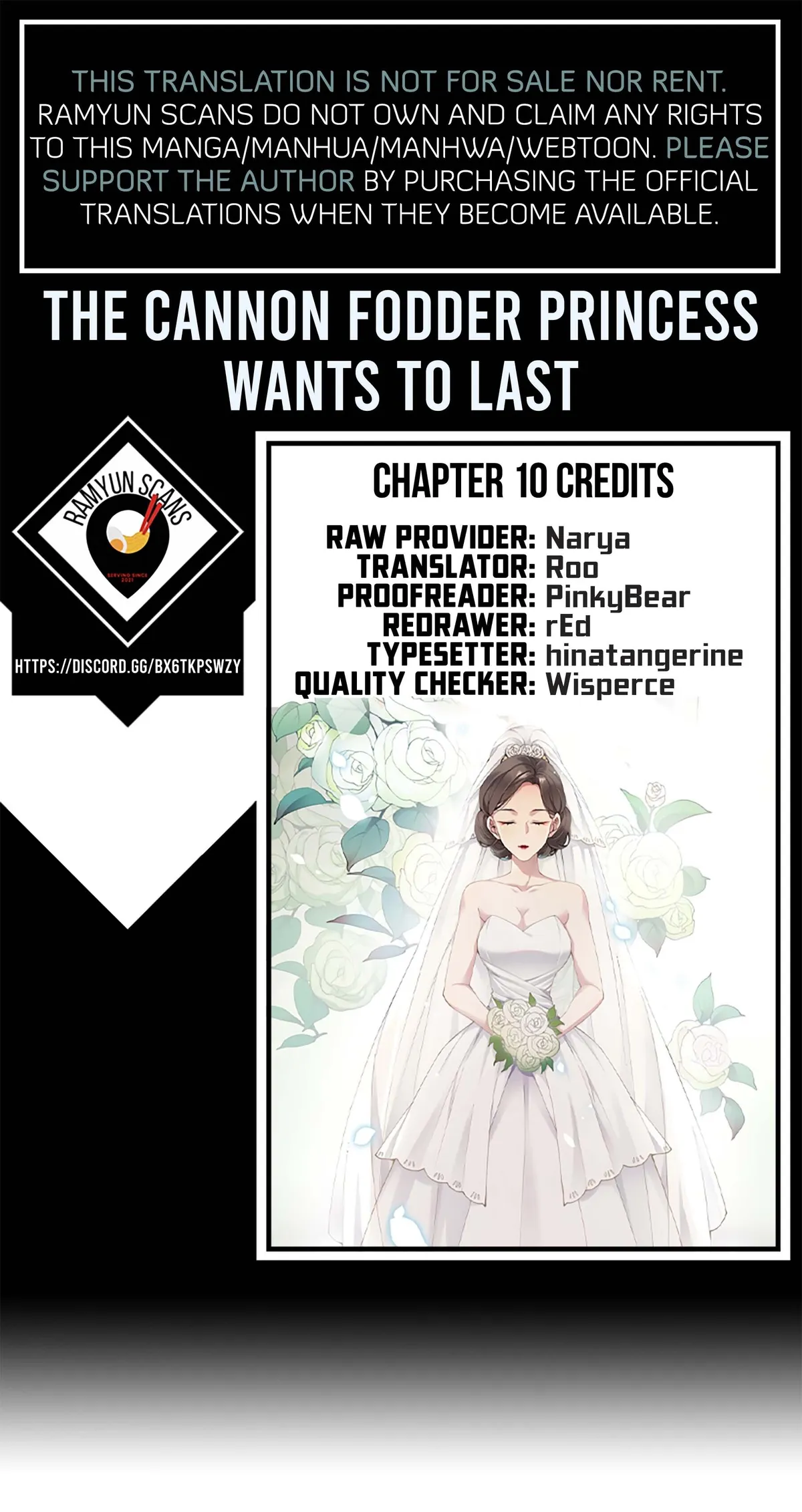 The Cannon Fodder Princess Wants To Last Chapter 10 page 1 - 