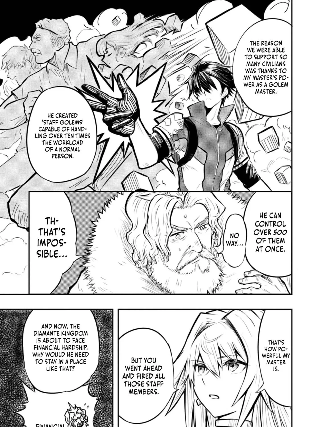 The Capital’s One-Man Army Golem Master—Unexpectedly Banished!? ~Now That I’m Free, I’ll Create the Ultimate Golem Together With My Beautiful Hero Disciples. I Don’t Care Even if They Beg Me to Come Back~ Chapter 2 page 19 - 