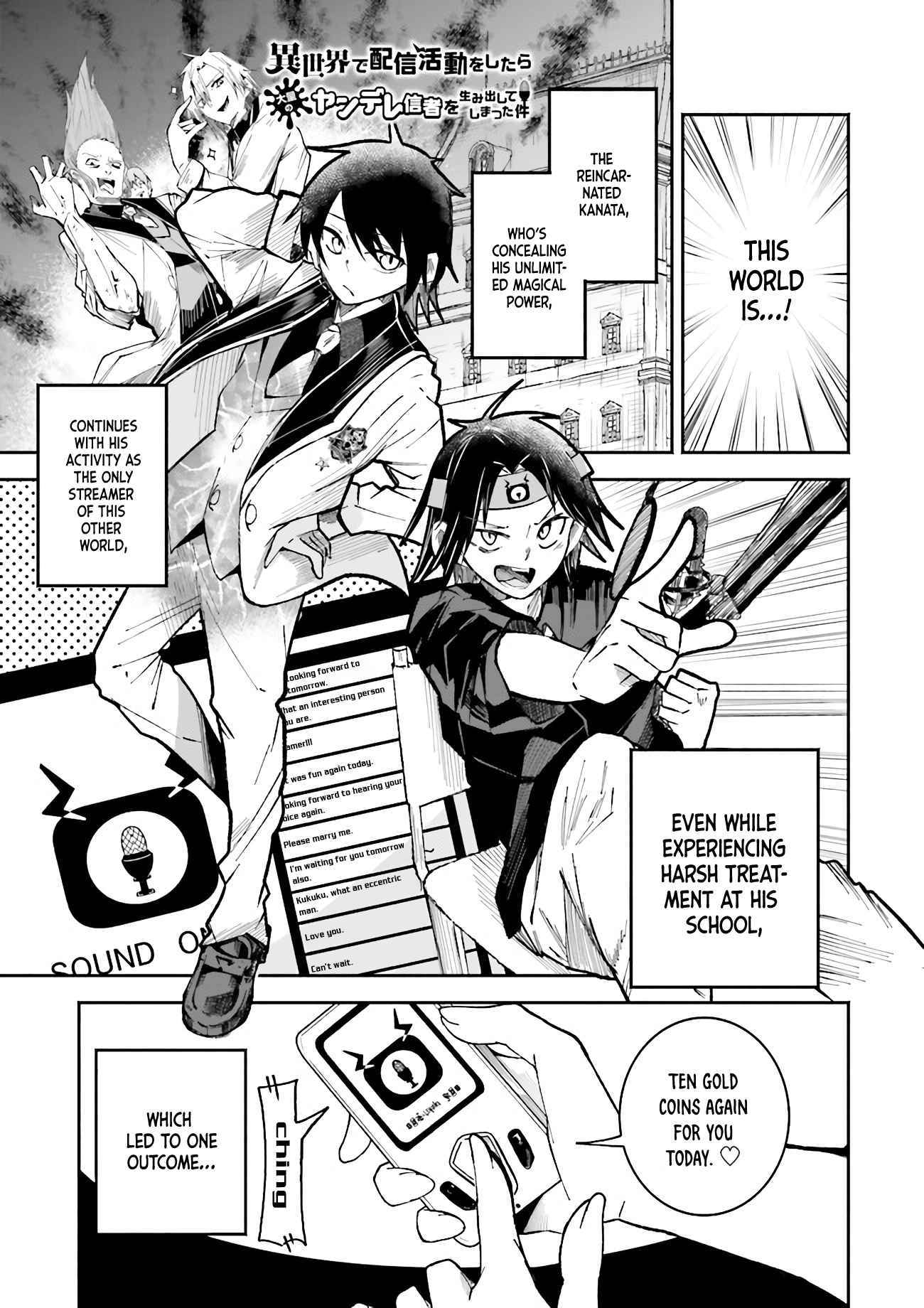 The Case In Which Streaming In Another World Led To The Creation Of A Massive Yandere Following Chapter 2 page 1 - 