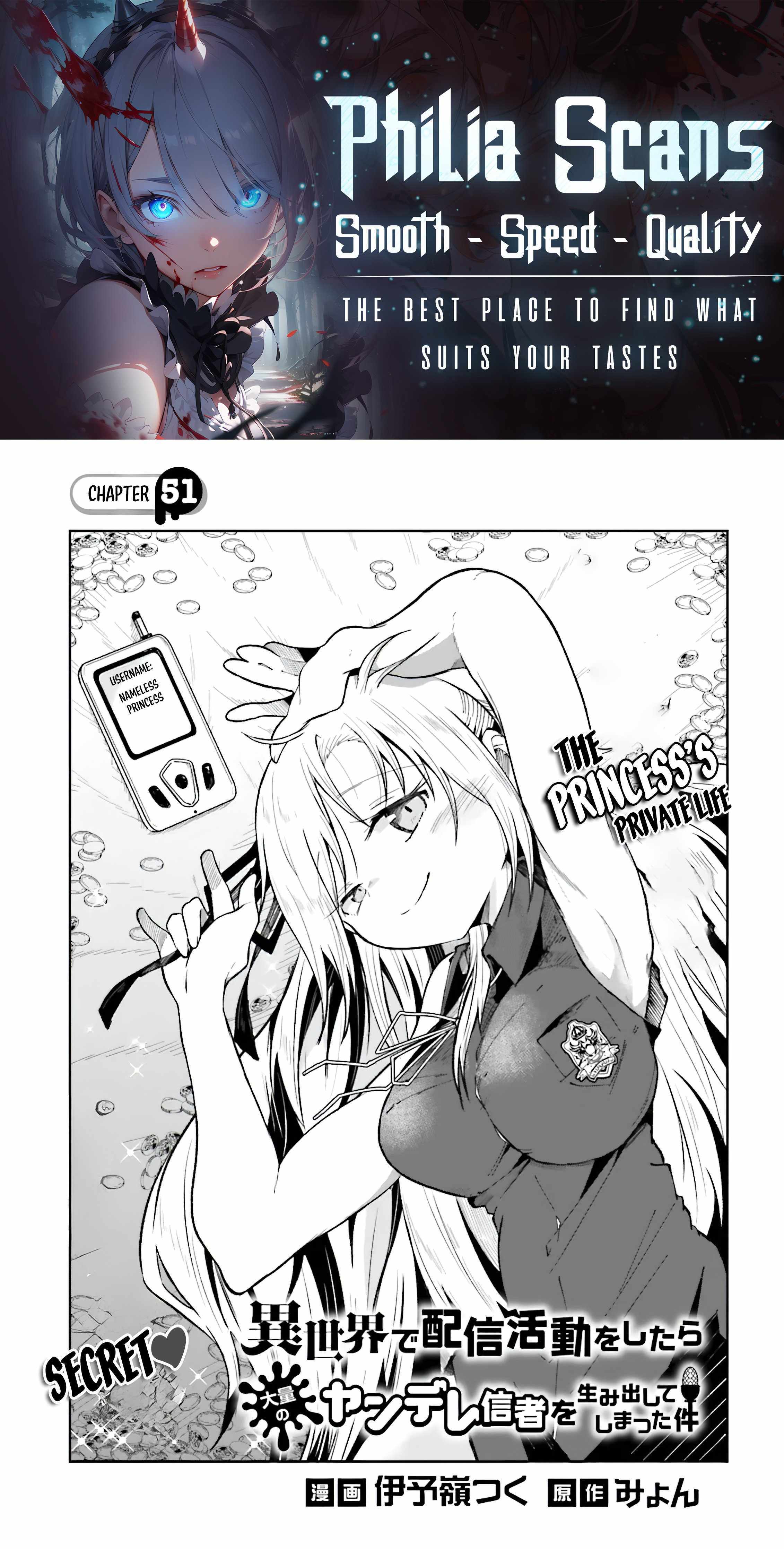 The Case In Which Streaming In Another World Led To The Creation Of A Massive Yandere Following Chapter 51 page 1 - 