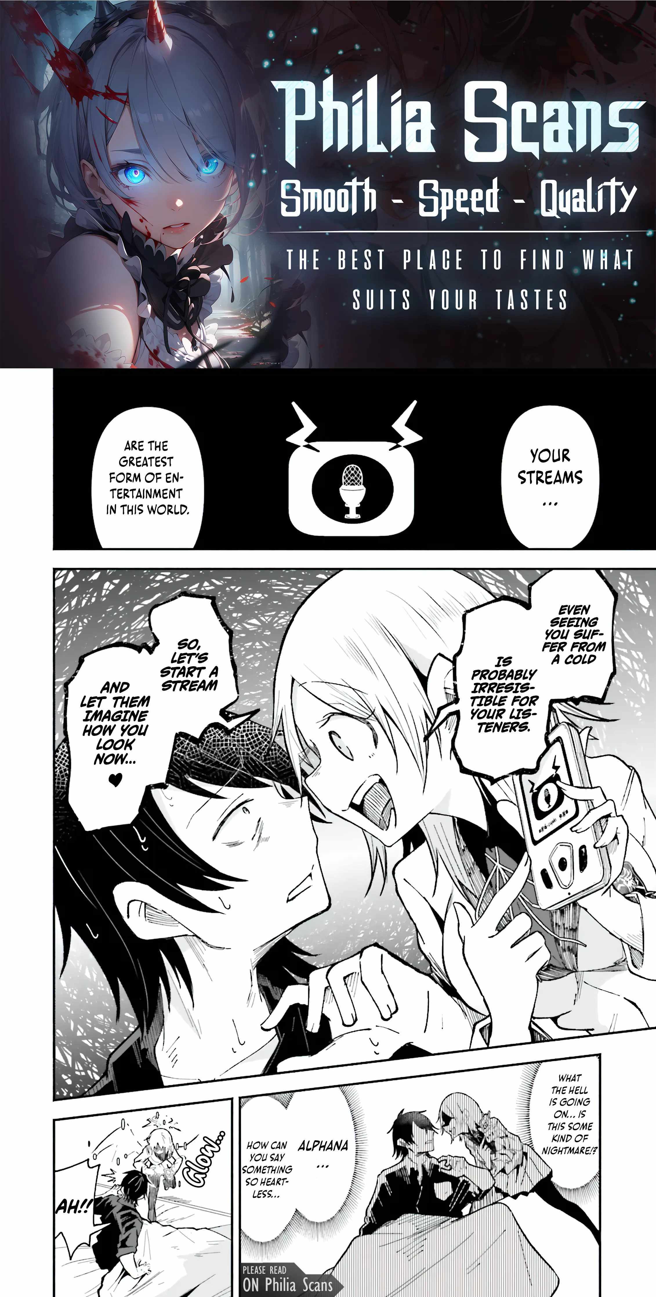 The Case In Which Streaming In Another World Led To The Creation Of A Massive Yandere Following Chapter 52.1 page 1 - 
