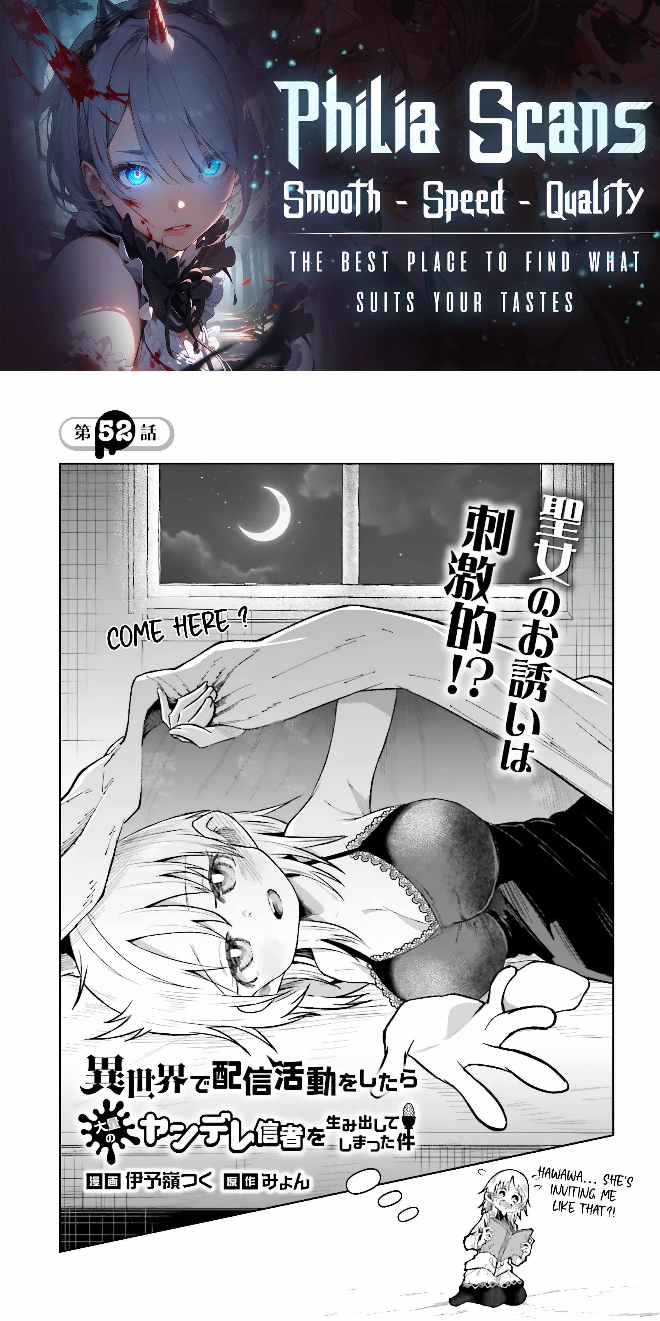 The Case In Which Streaming In Another World Led To The Creation Of A Massive Yandere Following Chapter 52 page 1 - 