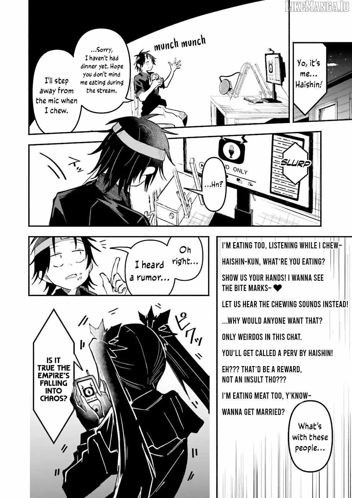 The Case In Which Streaming In Another World Led To The Creation Of A Massive Yandere Following Chapter 54.1 page 2 - 